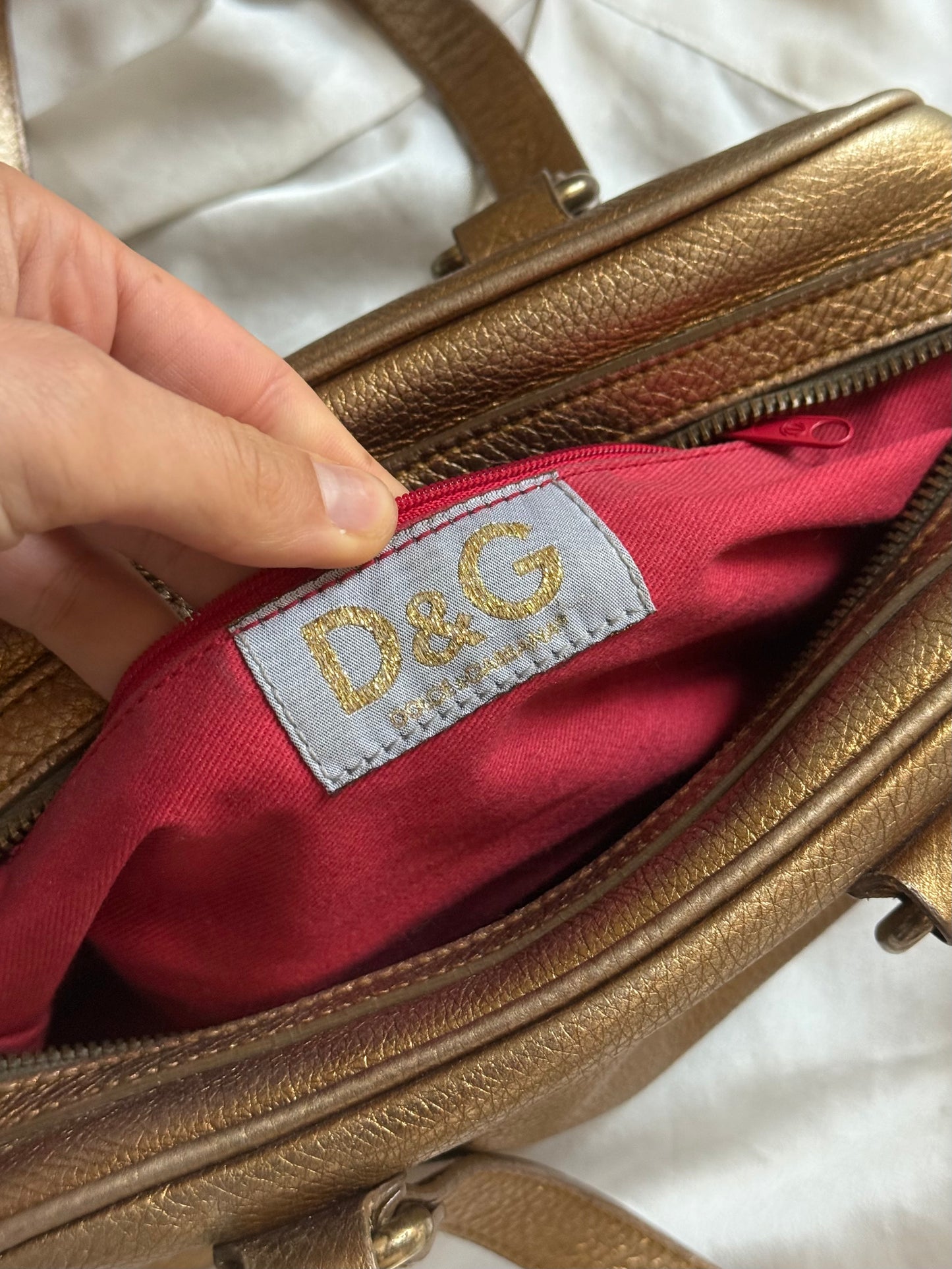 D&G maxi fibbie oro