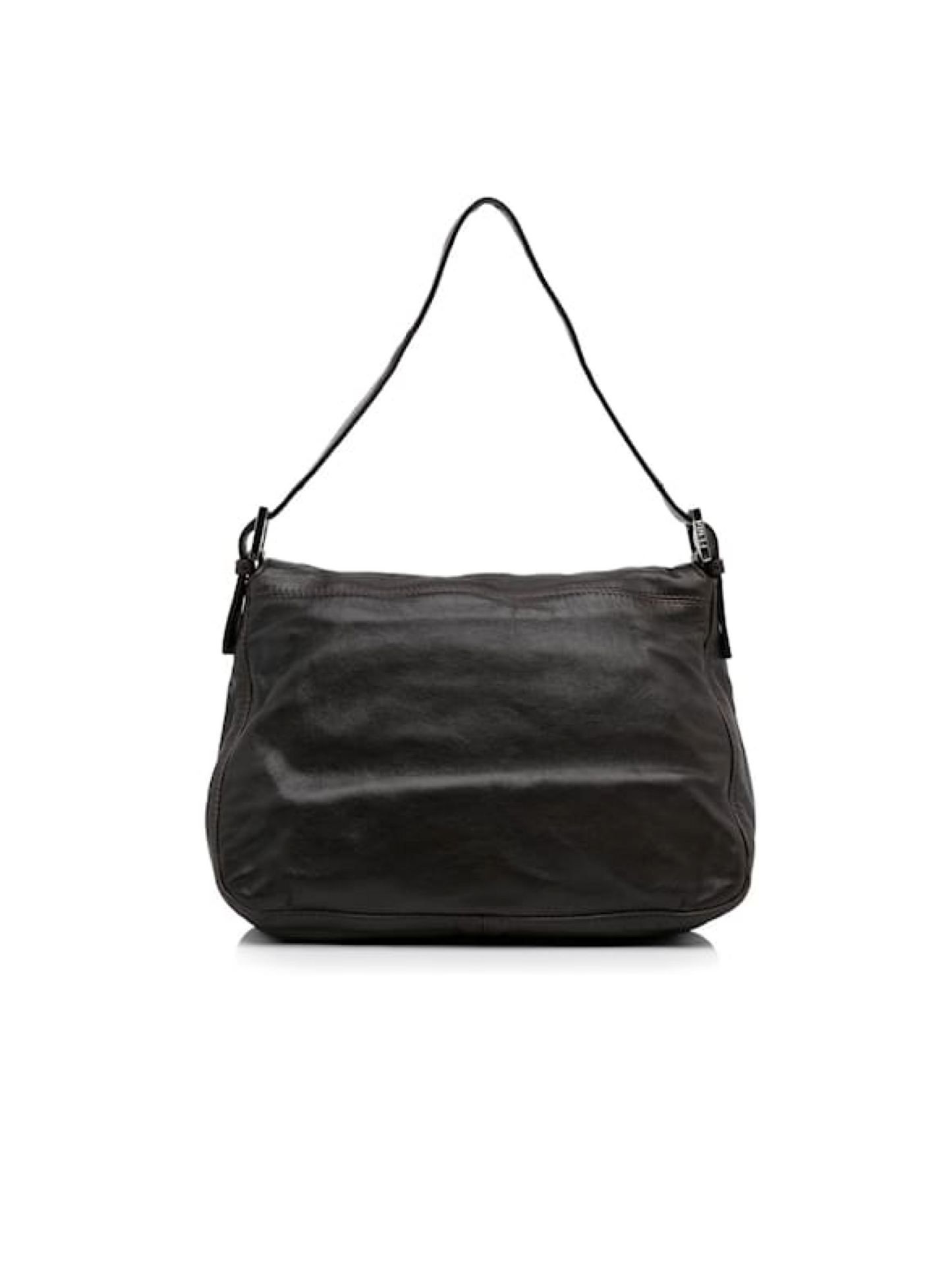 Fendi mom black leather red interior