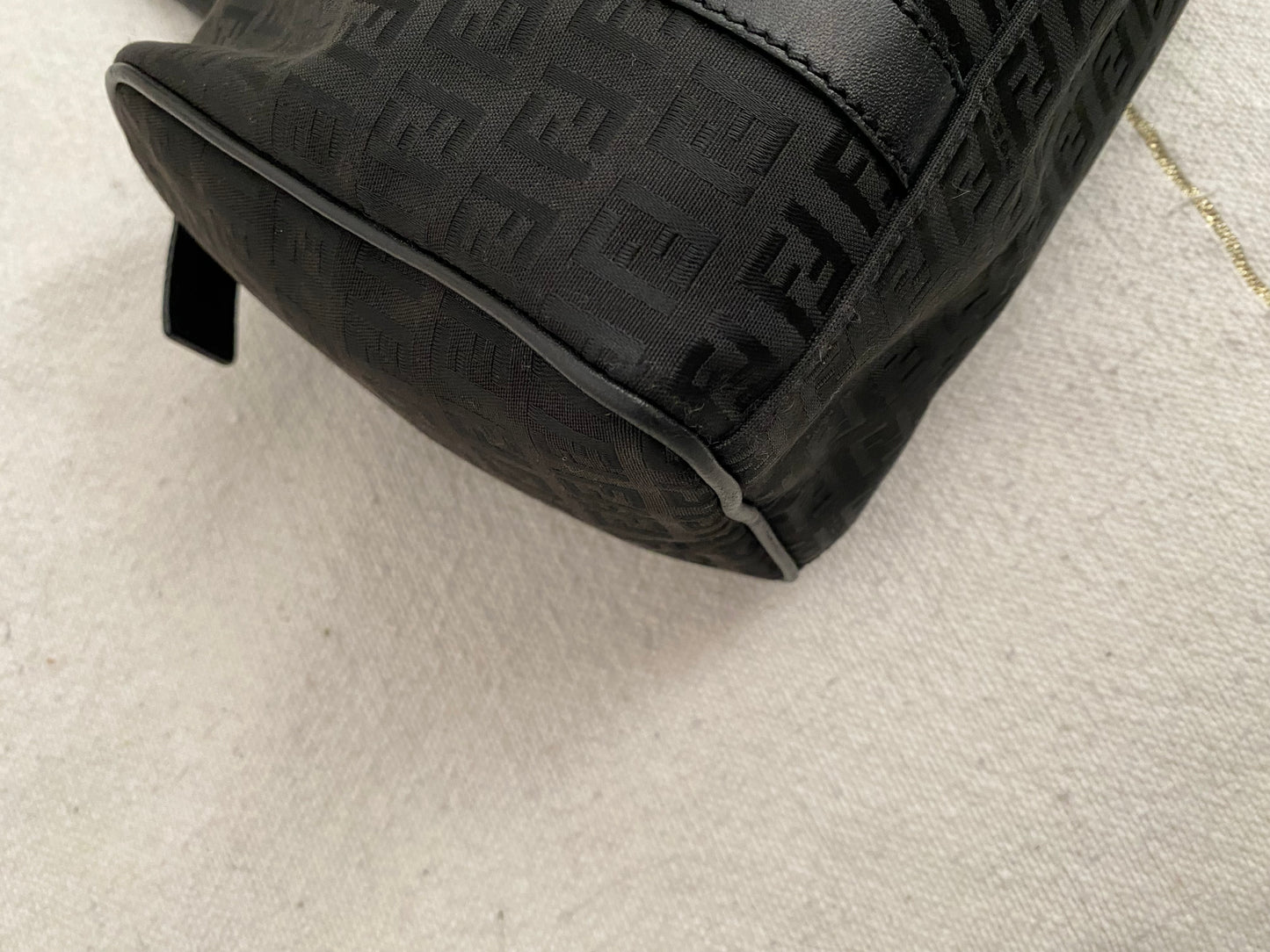 Fendi calfskin zucchini boston small