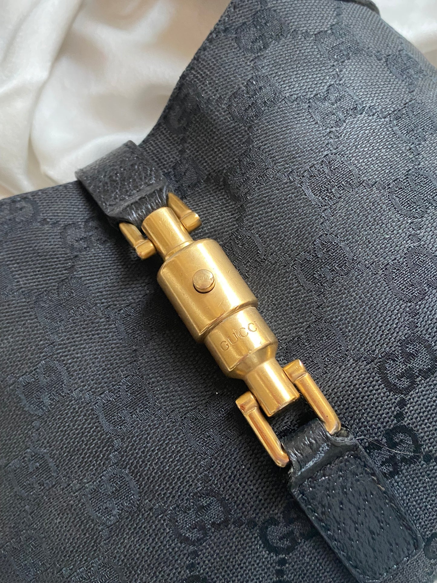 Gucci new Jackie mini era Frida Giannini black monogram