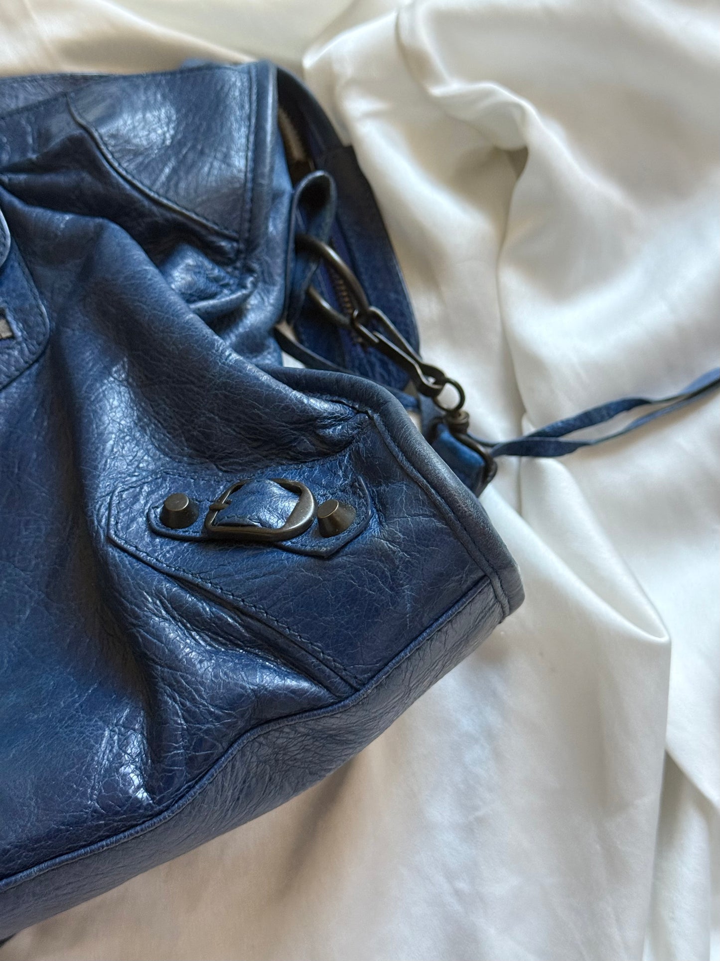 Balenciaga city classic hw bleu mineral s/s 2013