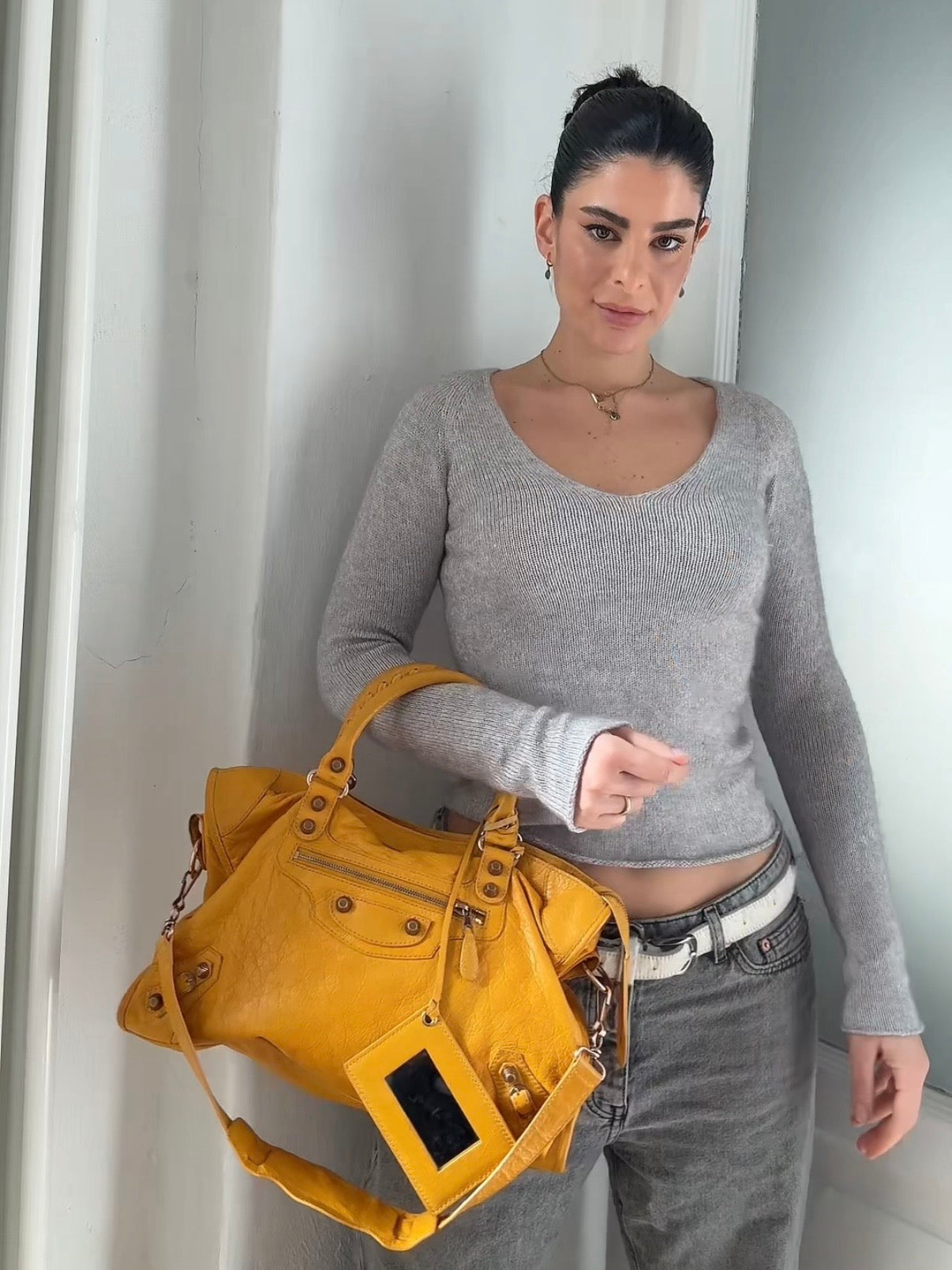 Balenciaga city giant rose gold hw mangue f/w 2012