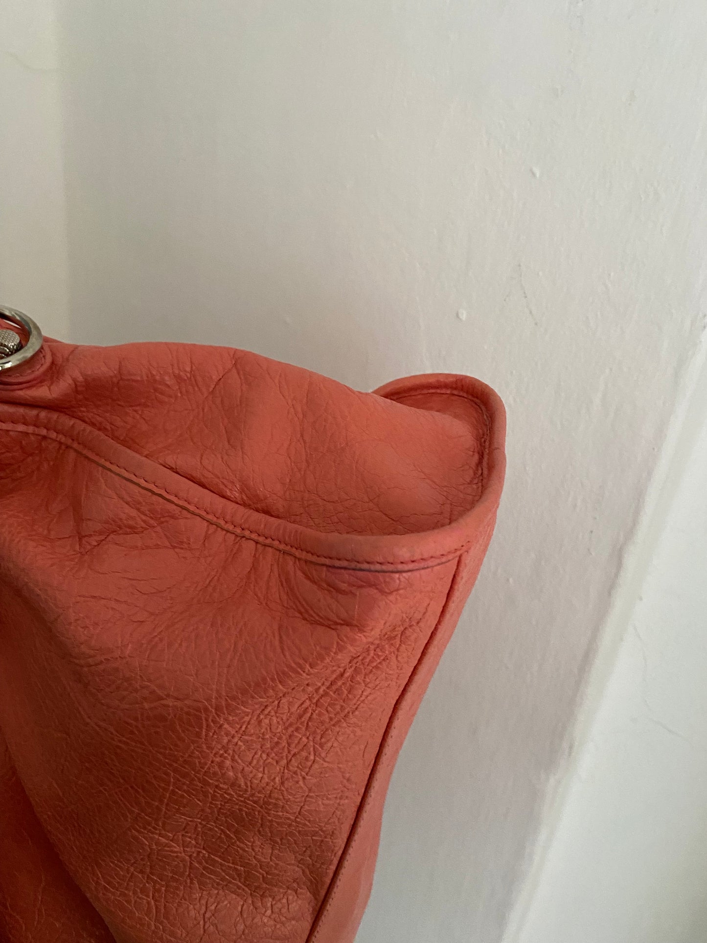 Balenciaga city rose azalea giant hw silver