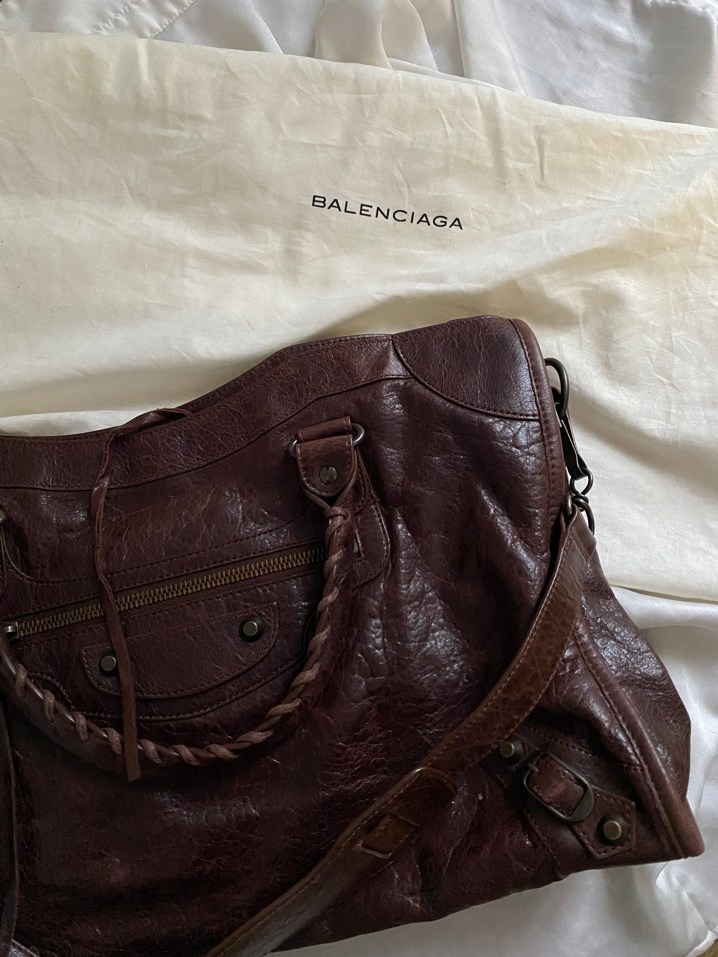 Balenciaga city cigar fonce classic hw f/w 2013