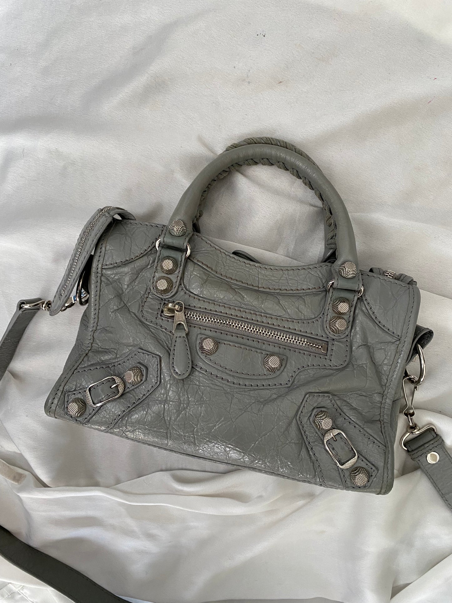 Balenciaga mini city gris s/s 2020