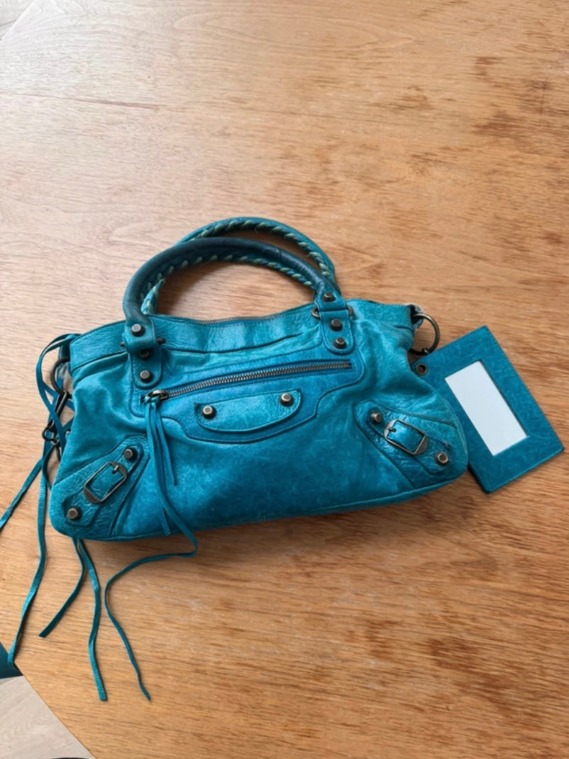 Balenciaga first turquoise ss 2005