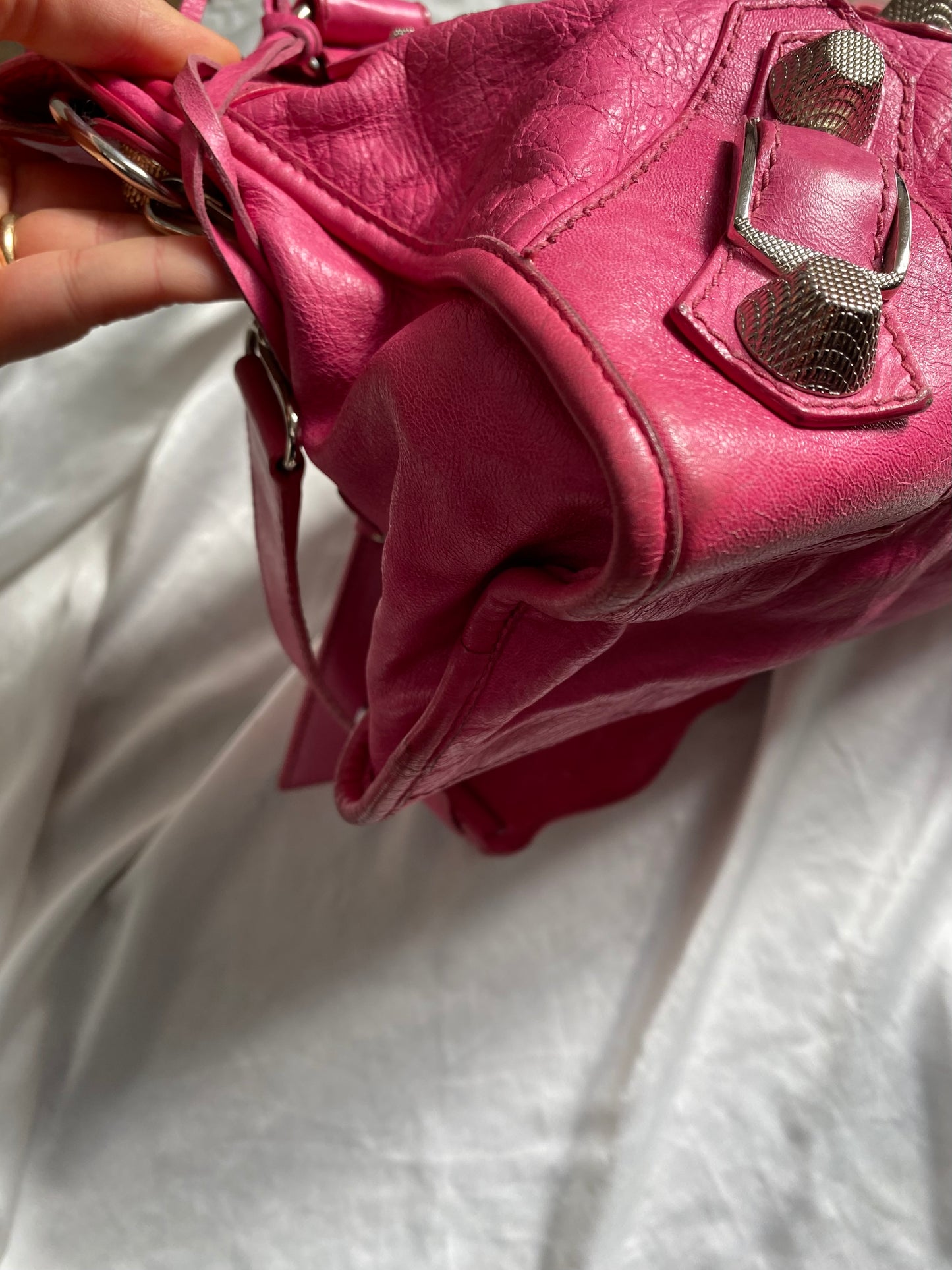 Balenciaga classic city sorbet pink