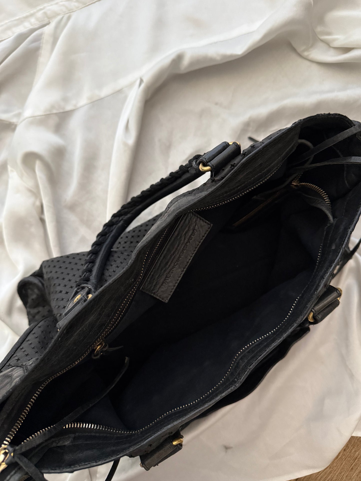 Balenciaga city perforated black 2010