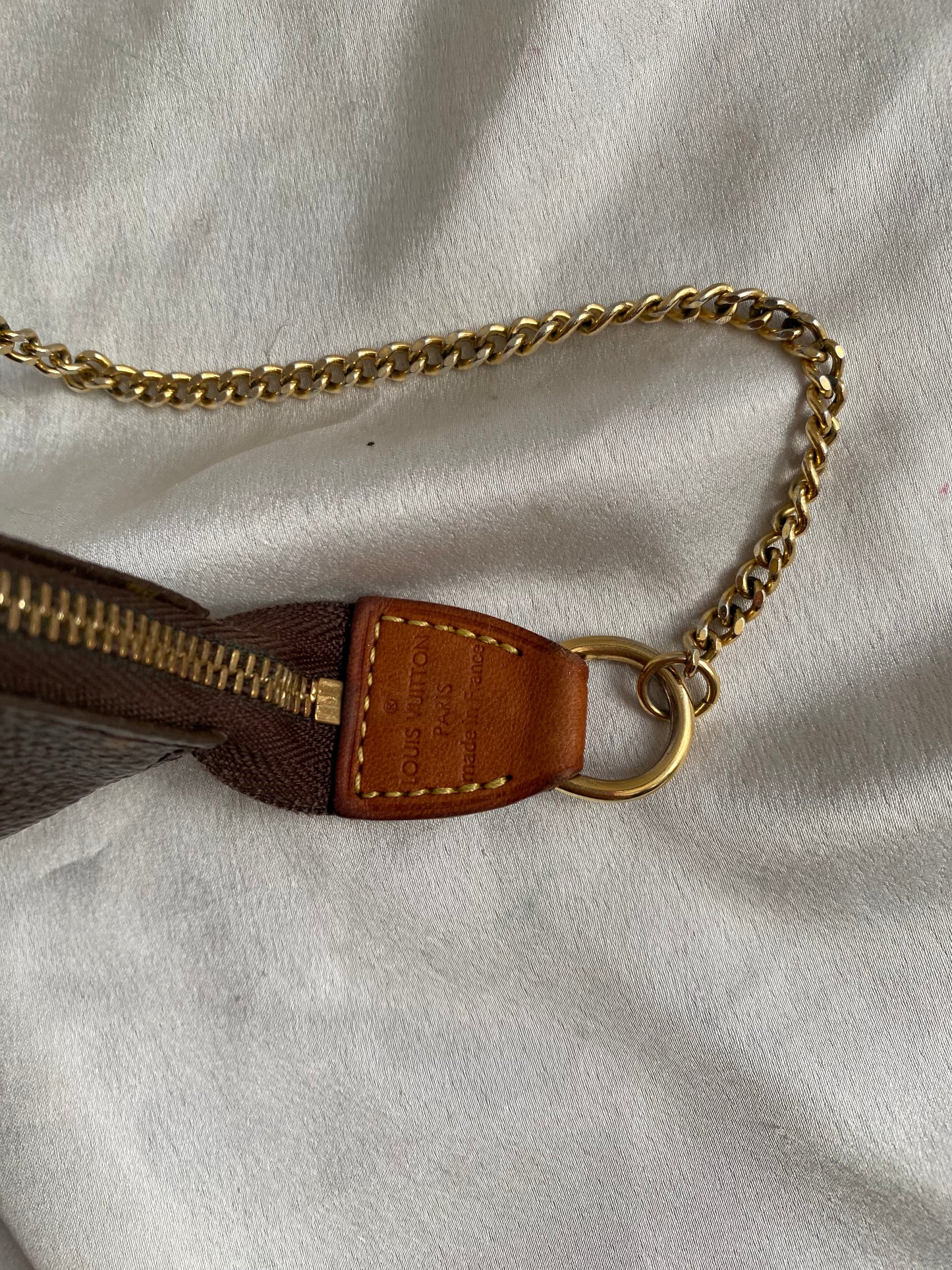 Louis Vuitton mini monogram accessory clutch bag