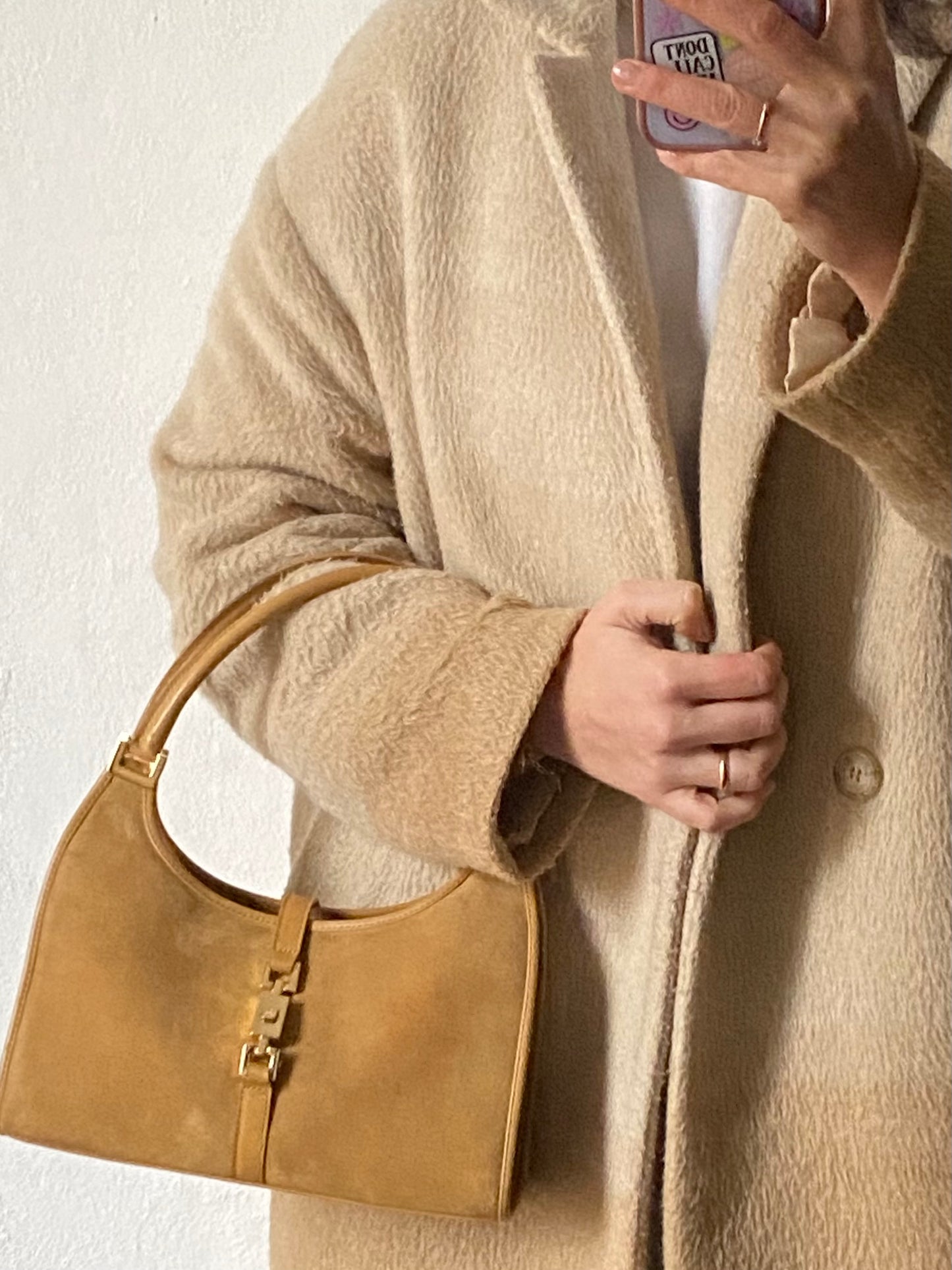 Gucci bardot small in suede