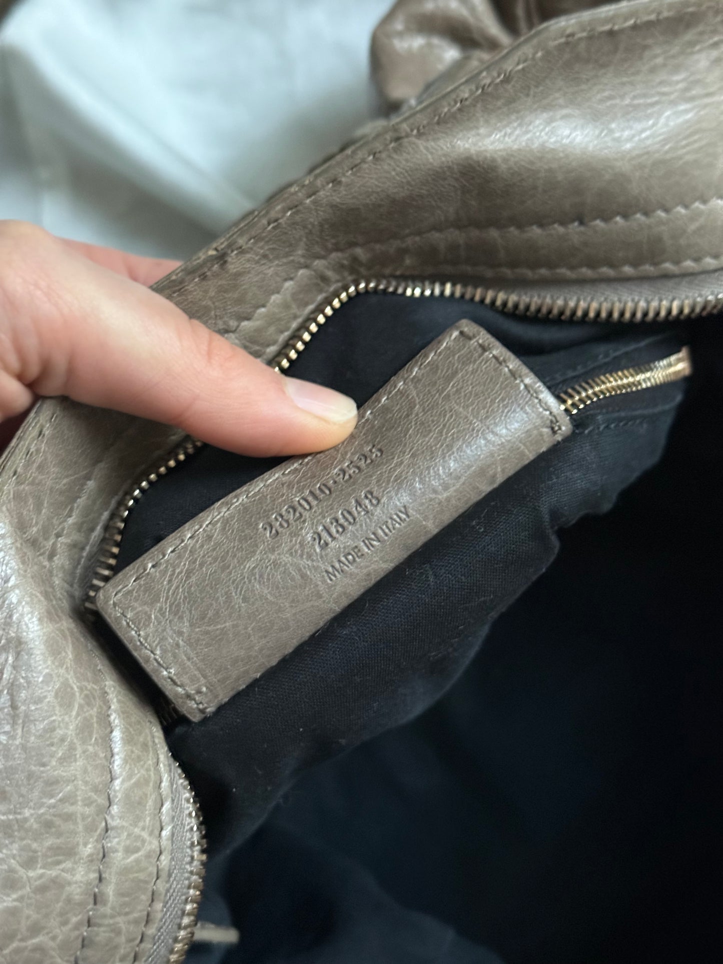 Balenciaga Velo gris poivre s/s 2012