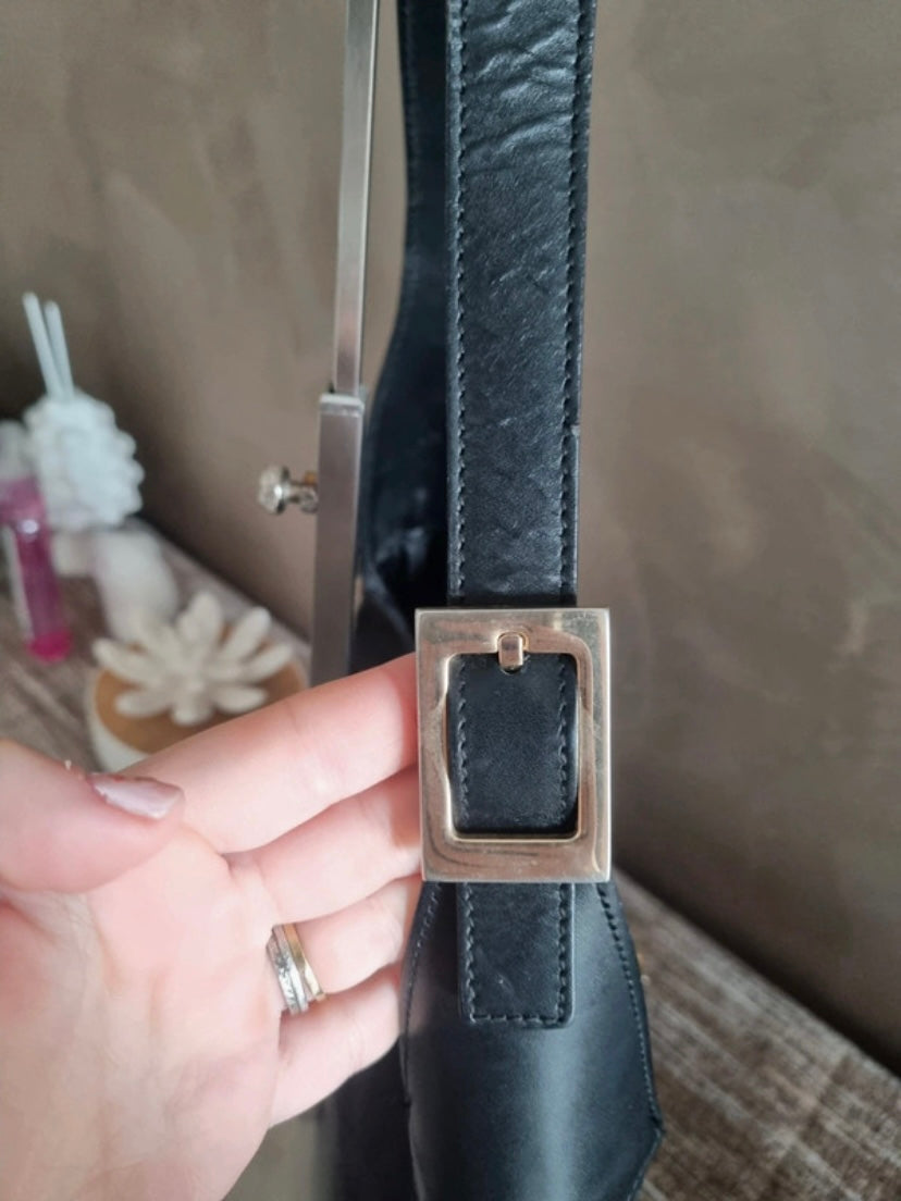 Gucci Jackie monogram black gold hardware era Tom Ford