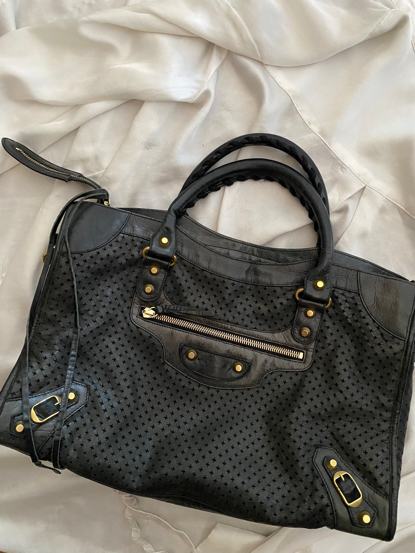 Balenciaga city perforated black 2010