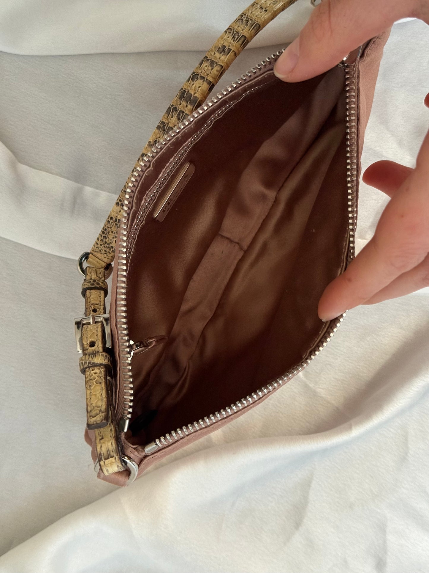 Prada hobo 2002 seta e pitone