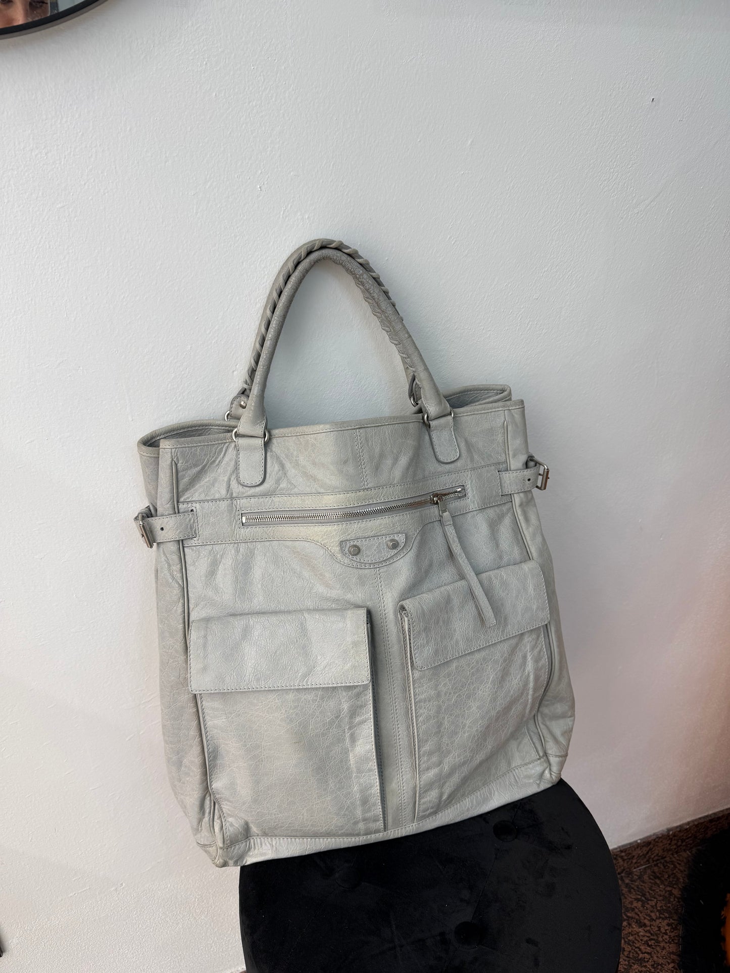 Balenciaga cube pocket argent f/w 2008