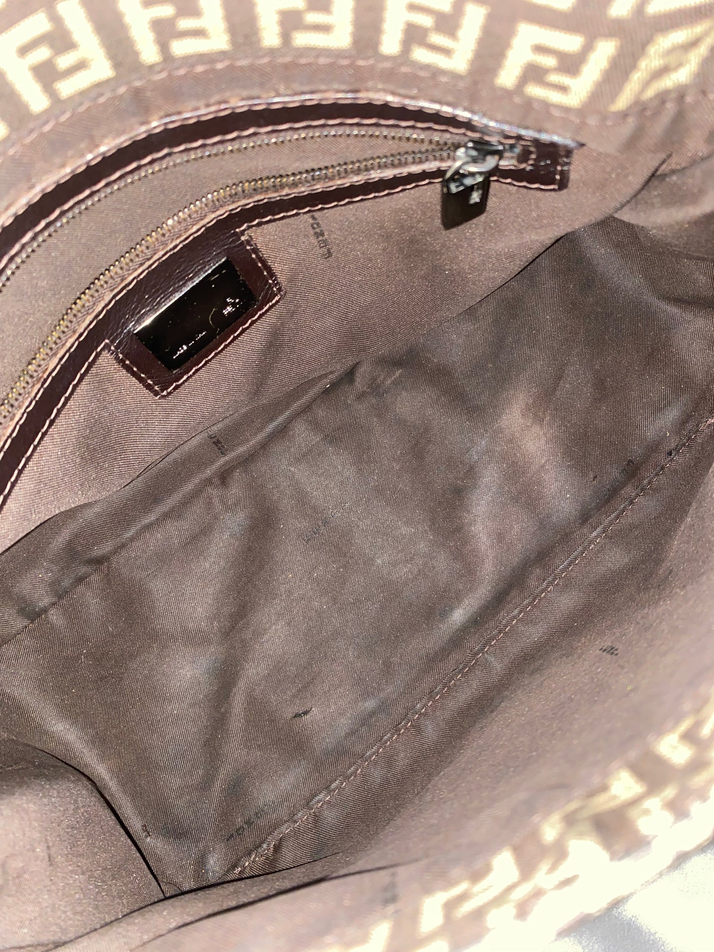 Fendi mom baguette zucchini brown