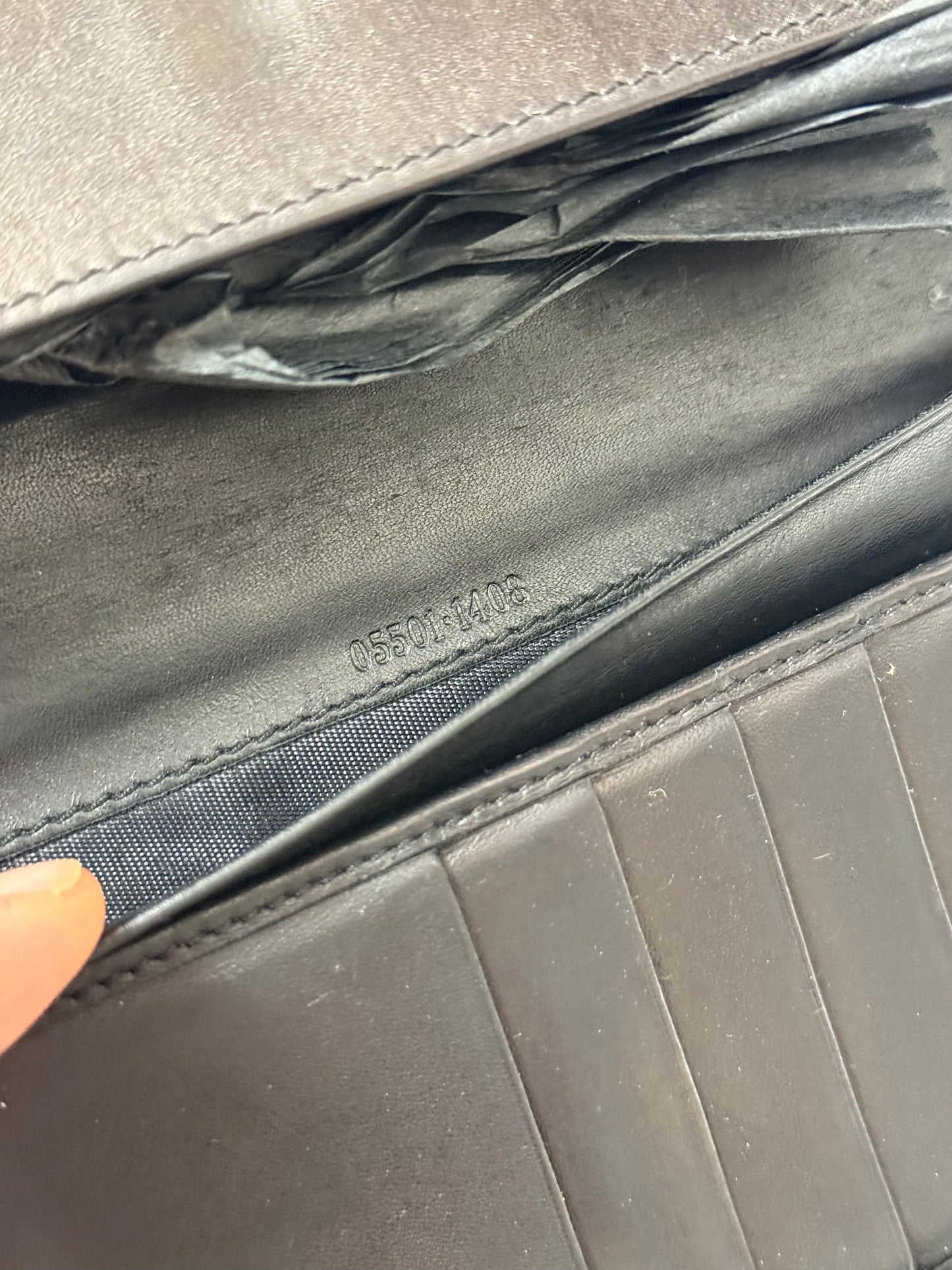 Gucci portafoglio monogram black