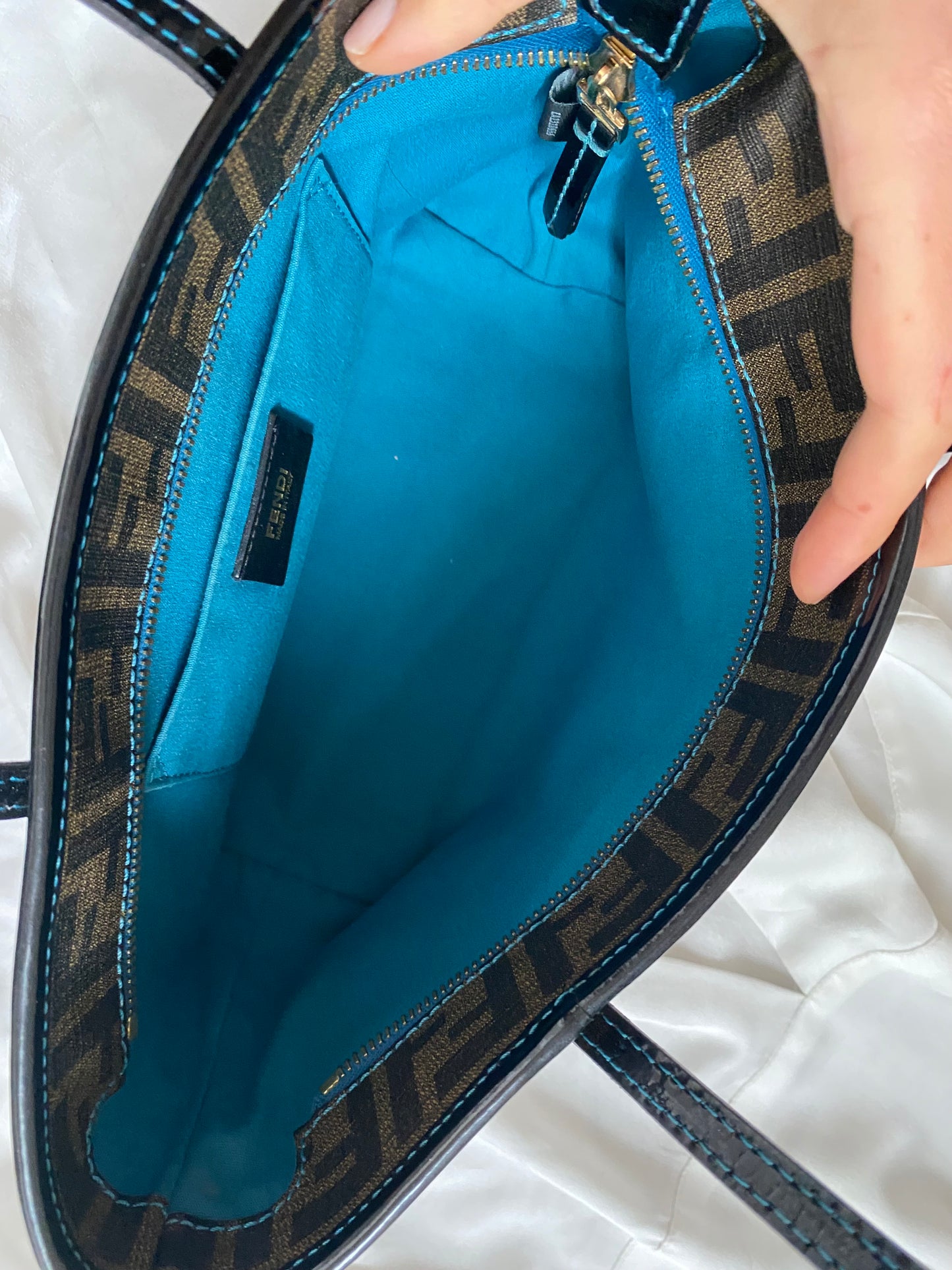 Fendi Fortune limited edition pumpkin mini tote