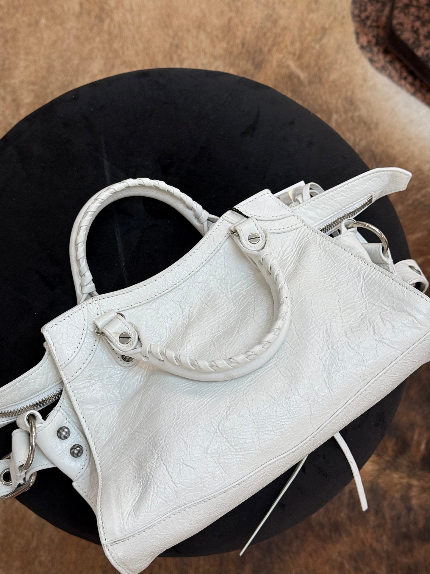 Balenciaga neo cagole city XS bianca