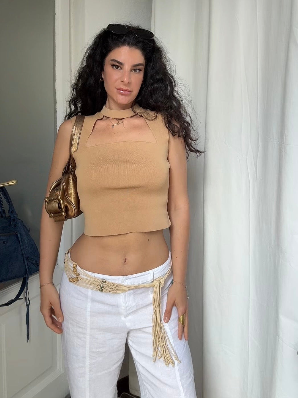 D&G maxi fibbie oro