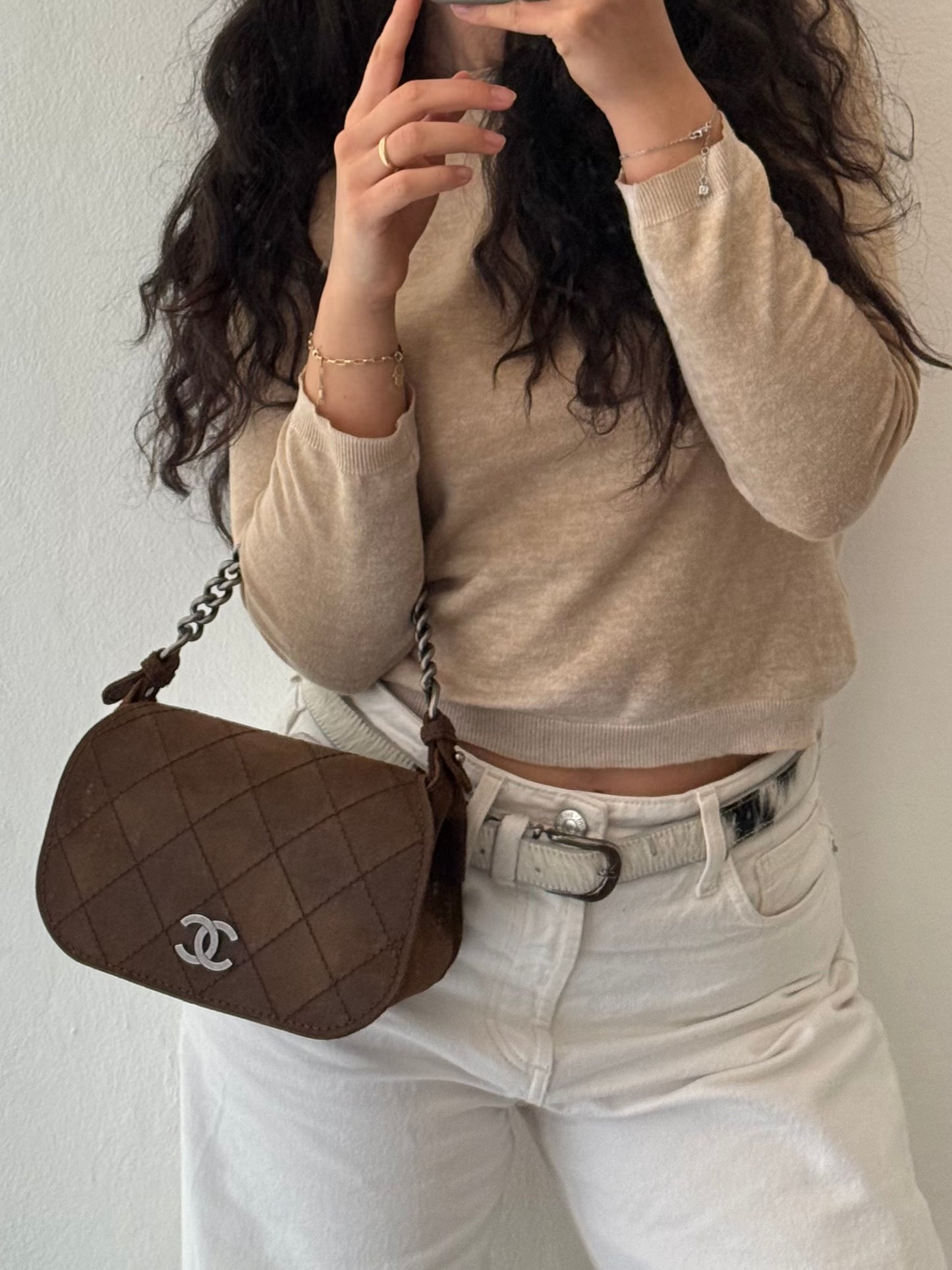 Chanel Paris-Edinburg Mini Highlander Messenger Bag