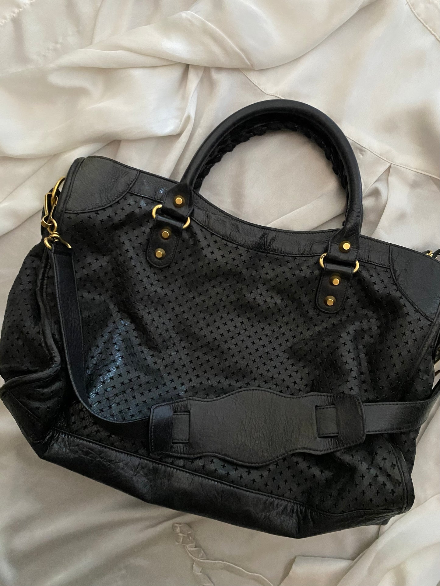 Balenciaga city perforated black 2010