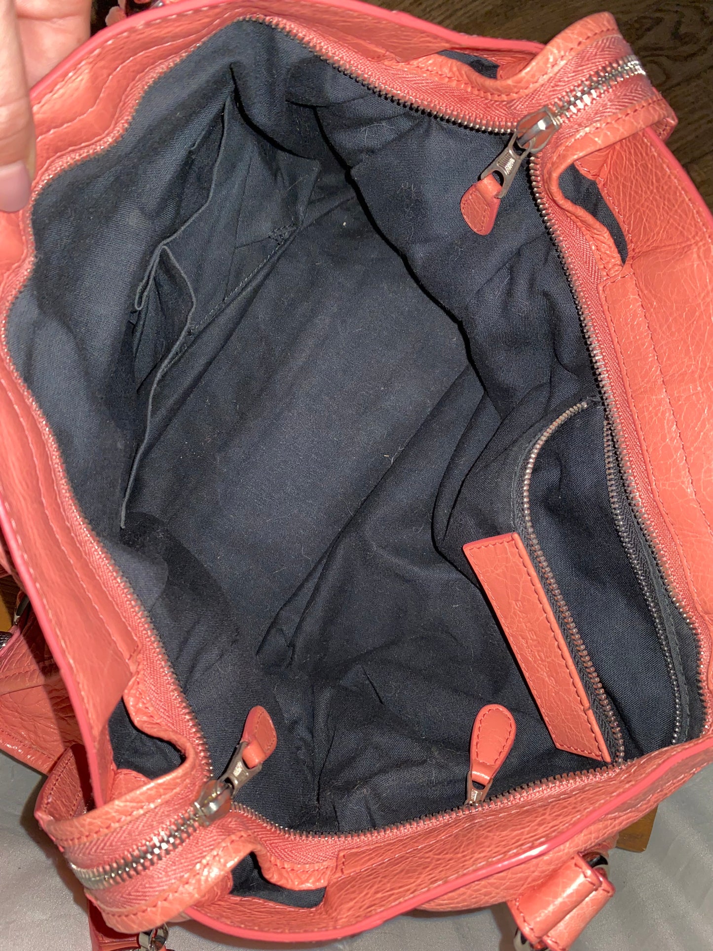 Balenciaga city rose azalea giant hw silver