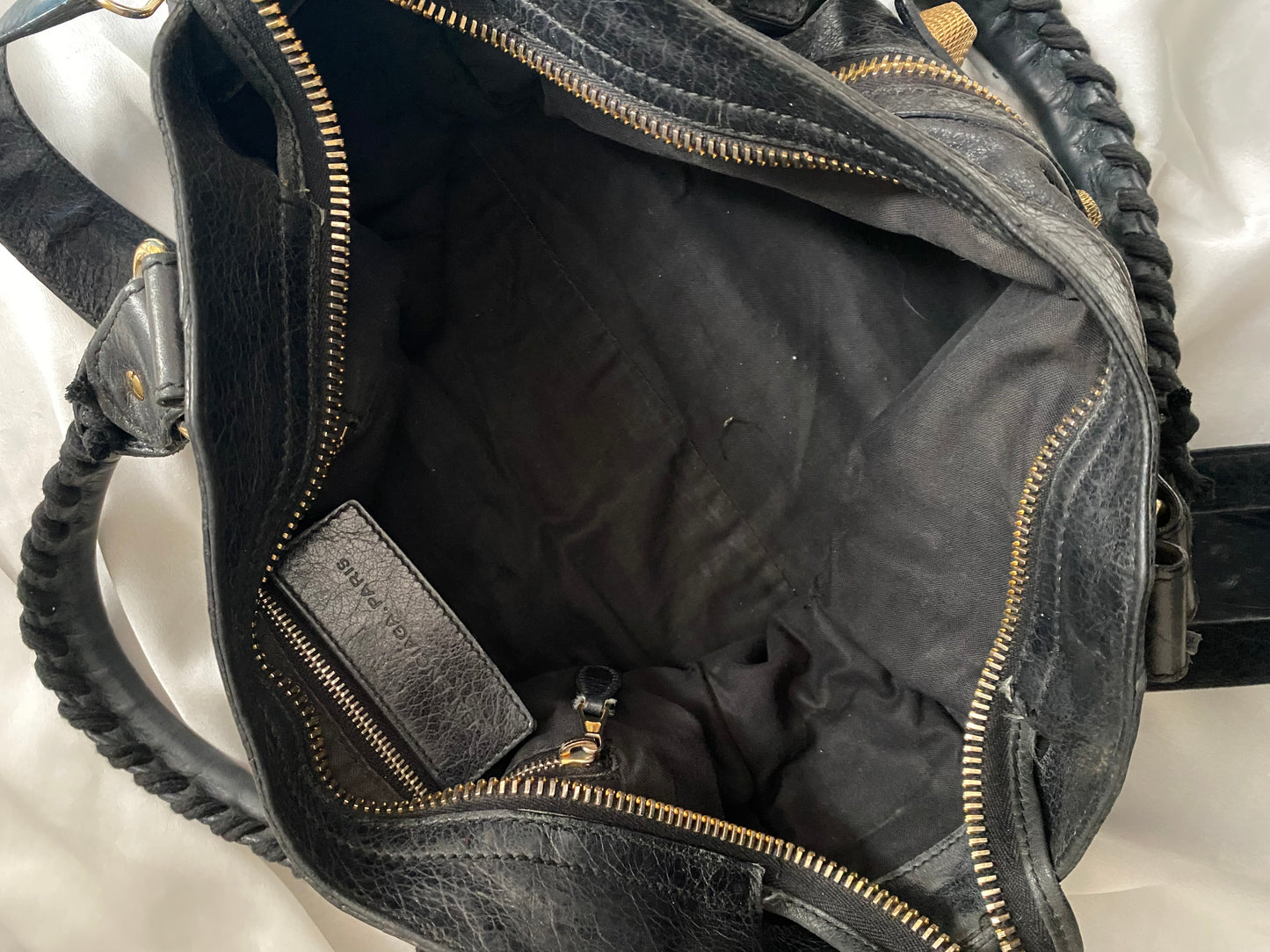 Balenciaga city anthracite giant hw gold