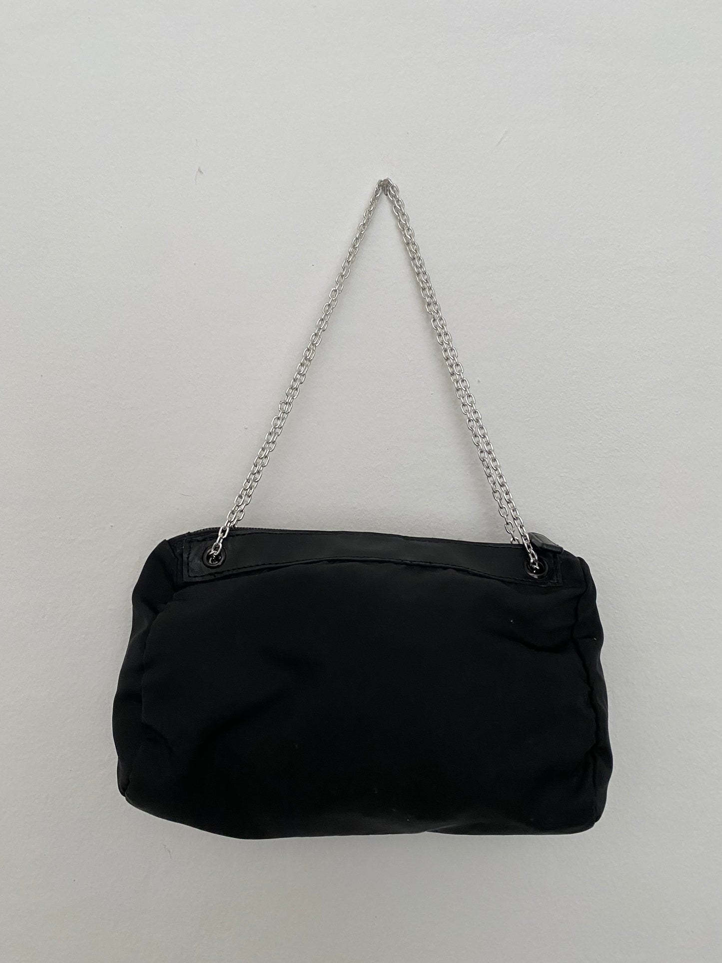 Prada Black Nylon Clutch
