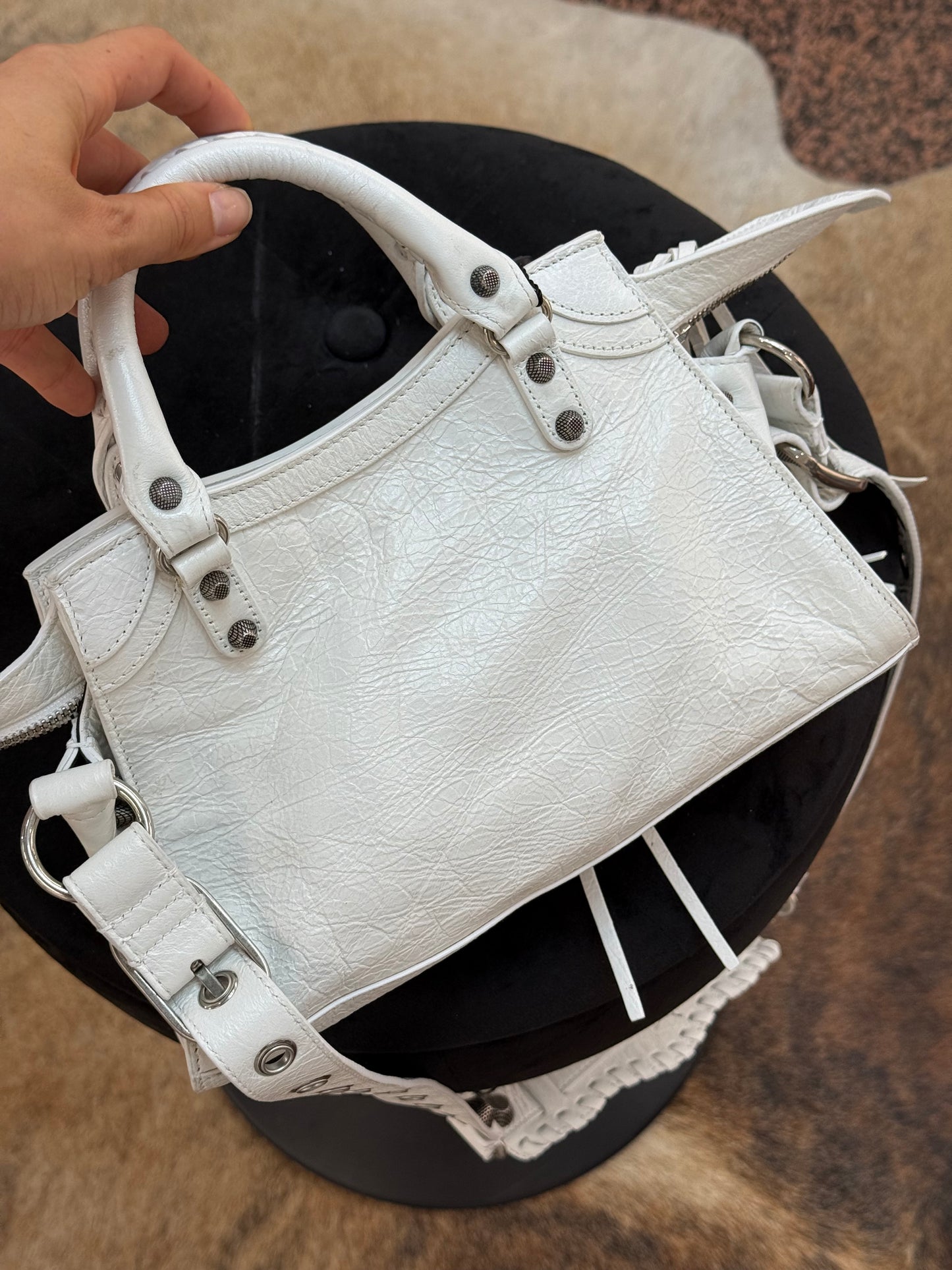 Balenciaga neo cagole city XS bianca