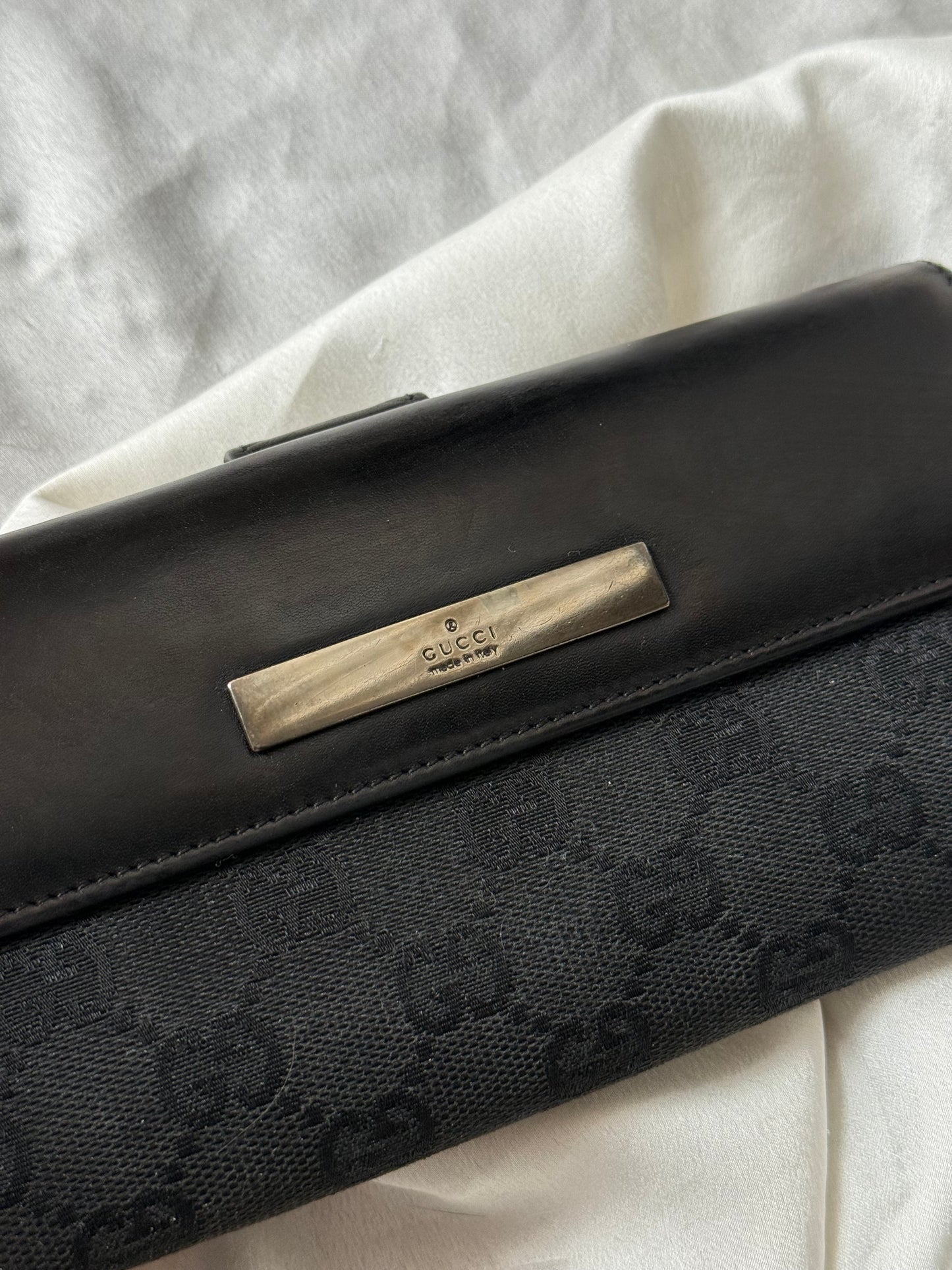 Gucci portafoglio monogram black