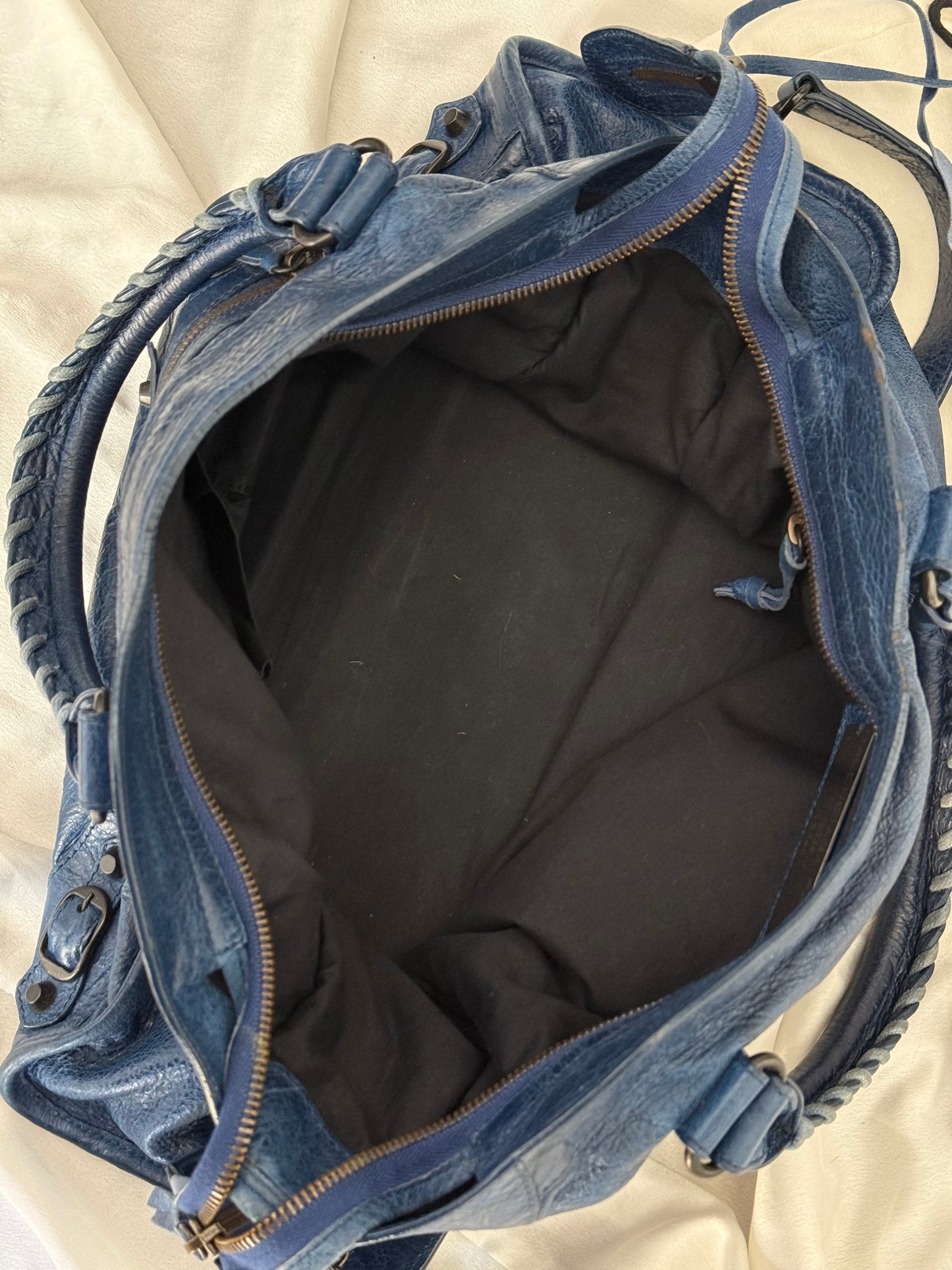 Balenciaga city classic hw bleu mineral s/s 2013