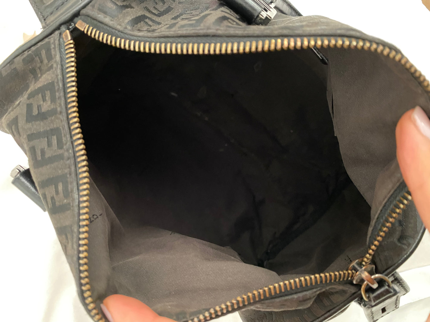 Fendi calfskin zucchini boston small