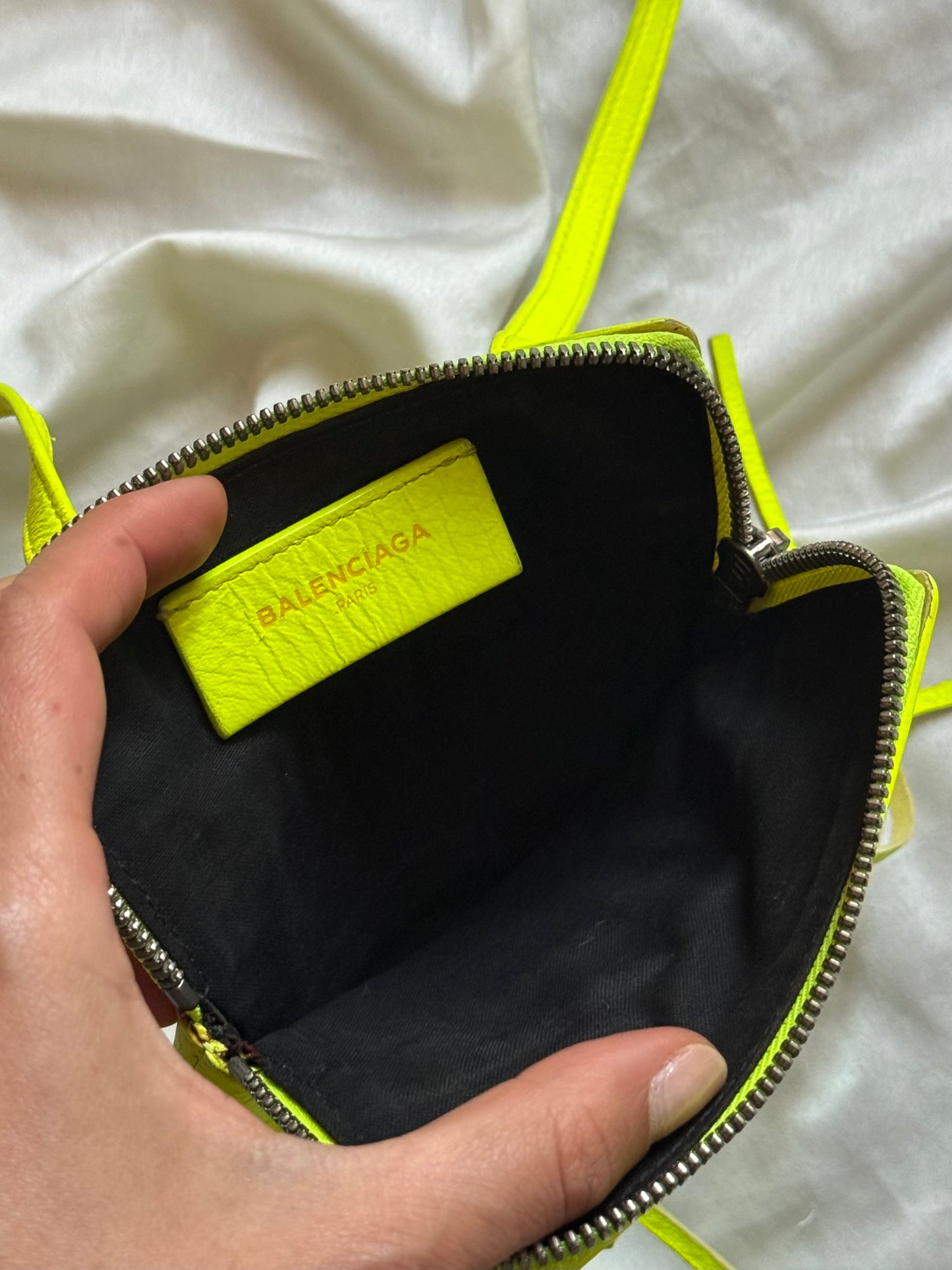 Balenciaga phone holder fw 2016 neon