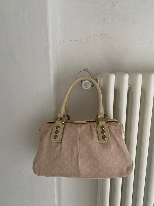 Louis Vuitton Mini Lin Trapeze PM pink denim