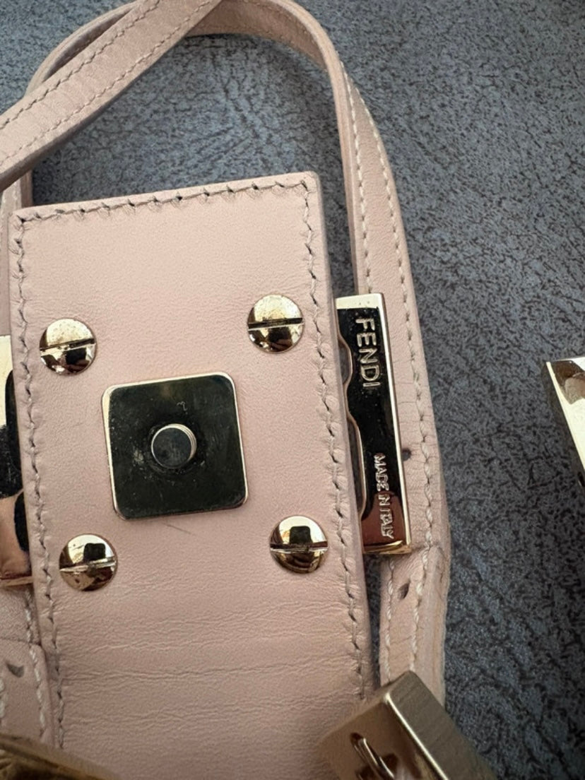 Fendi mini sporty croissant powder