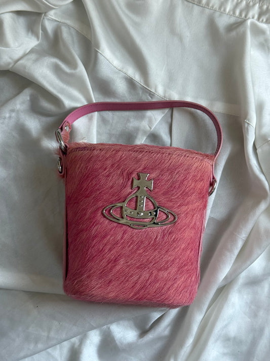 Vivienne Westwood daisy bucket pink cavallino