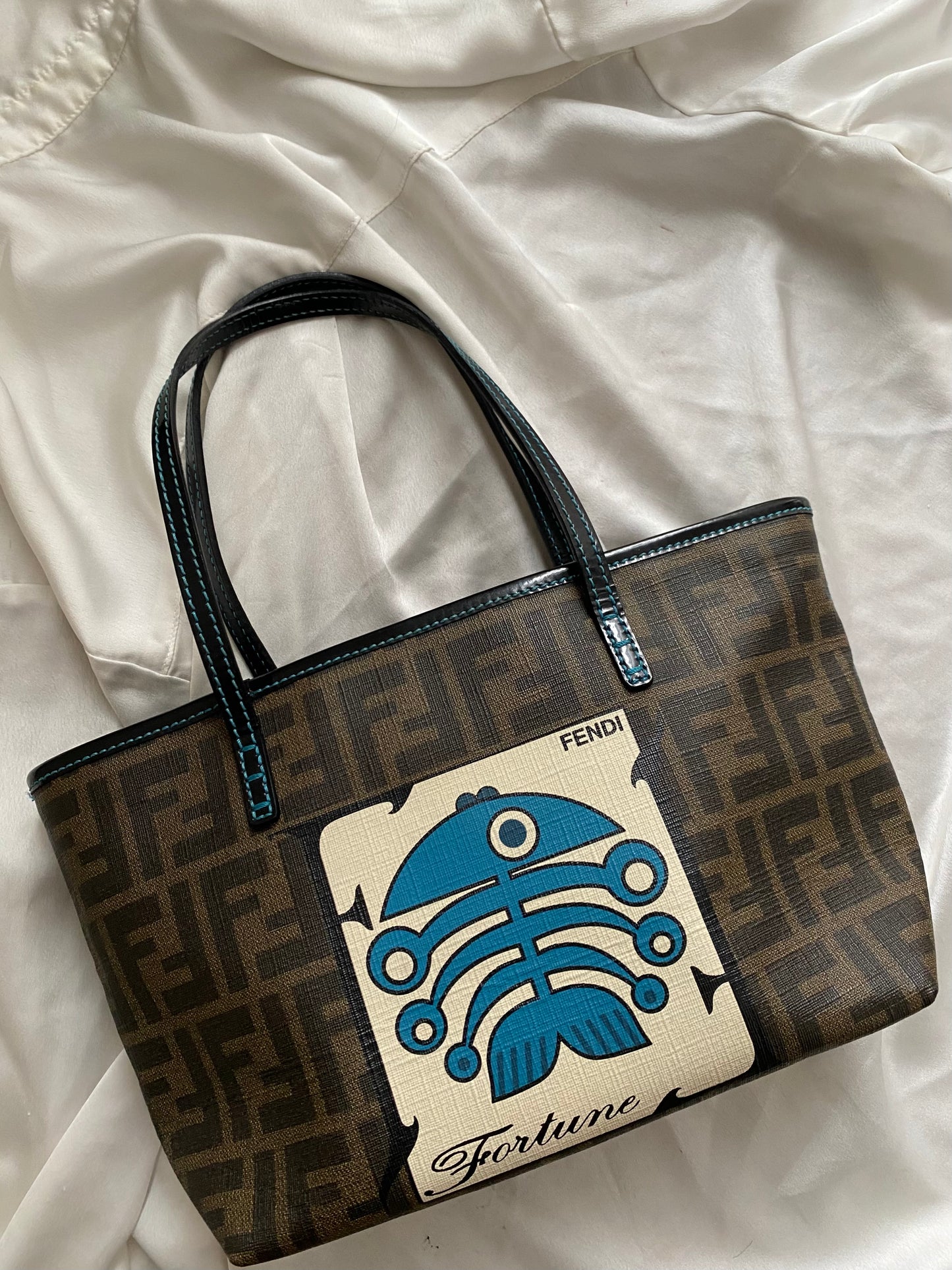 Fendi Fortune limited edition pumpkin mini tote