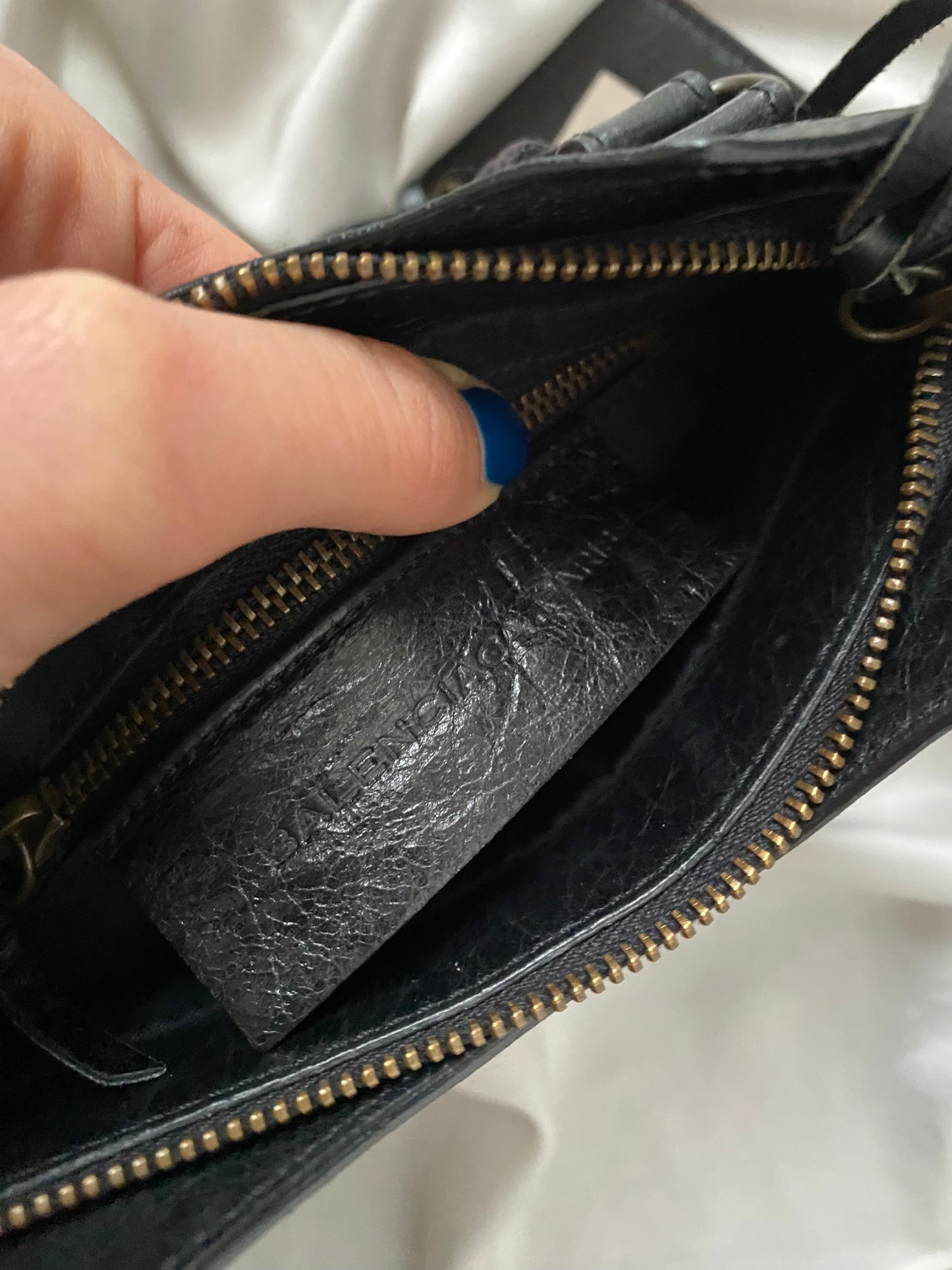 Balenciaga mini city classic chevre