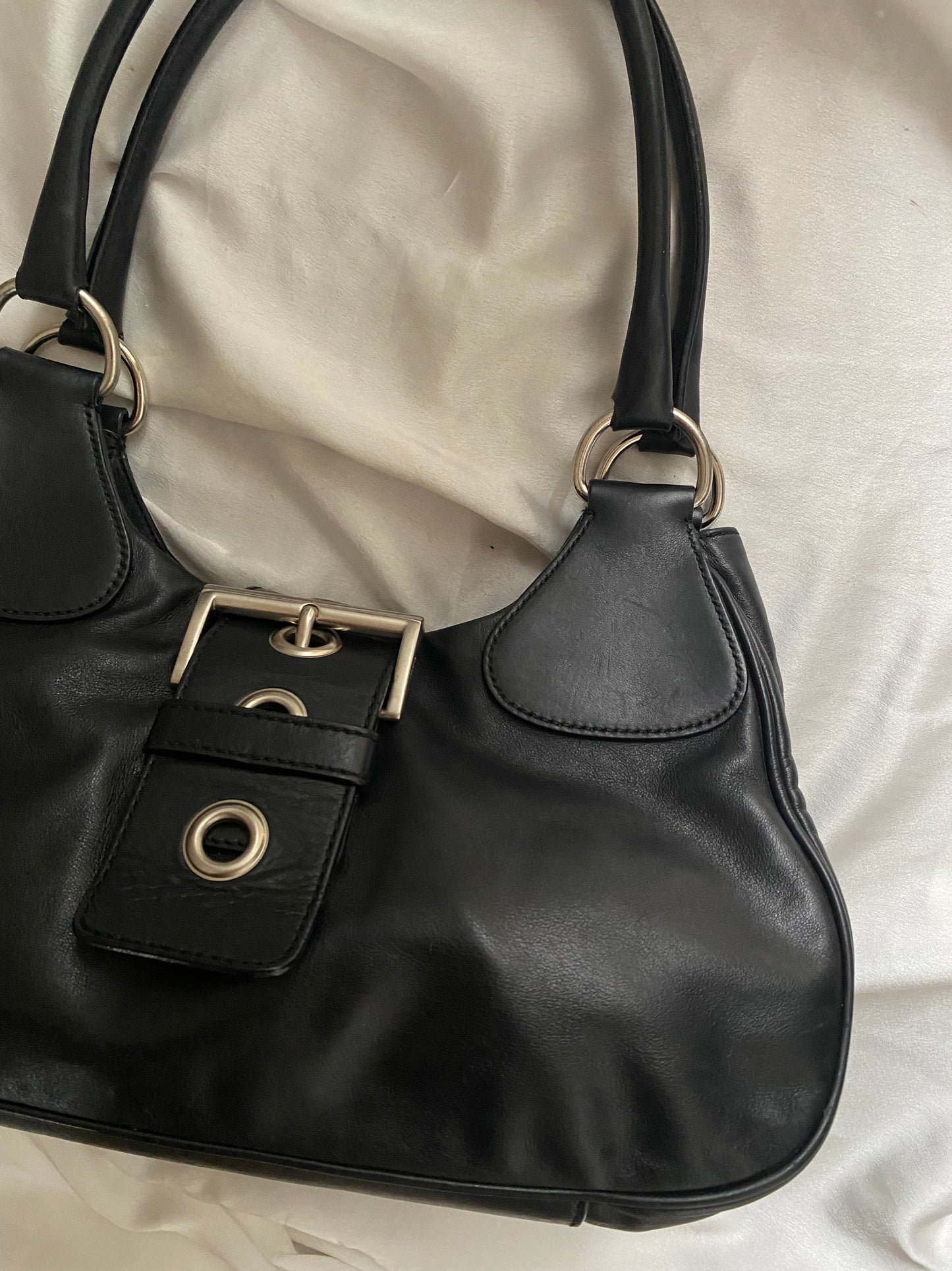 Prada Moon black leather