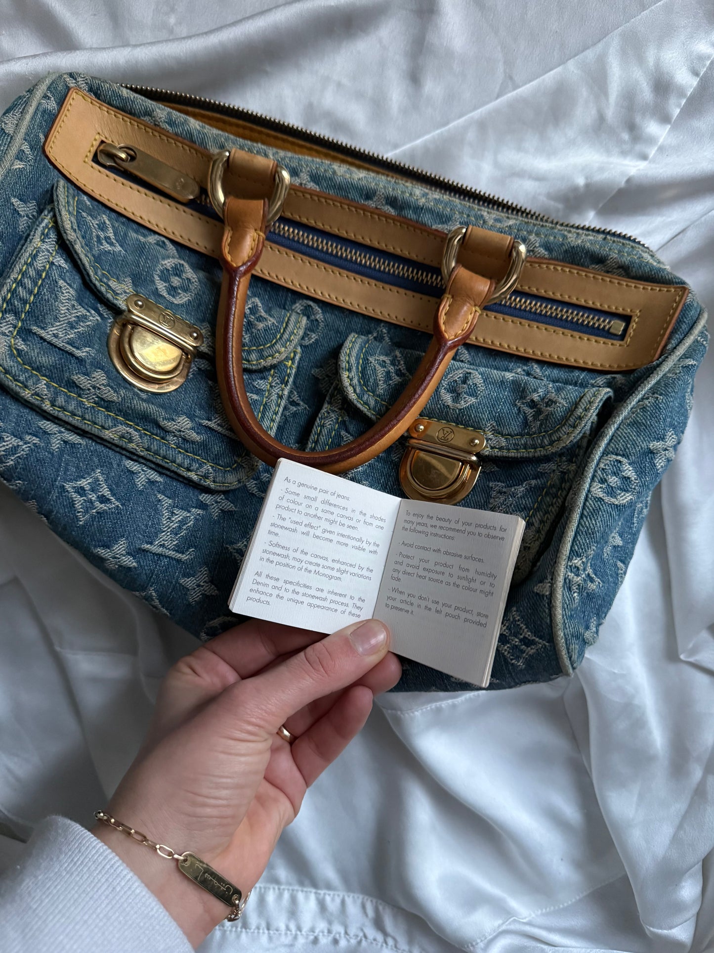 Louis Vuitton Neo Speedy Denim