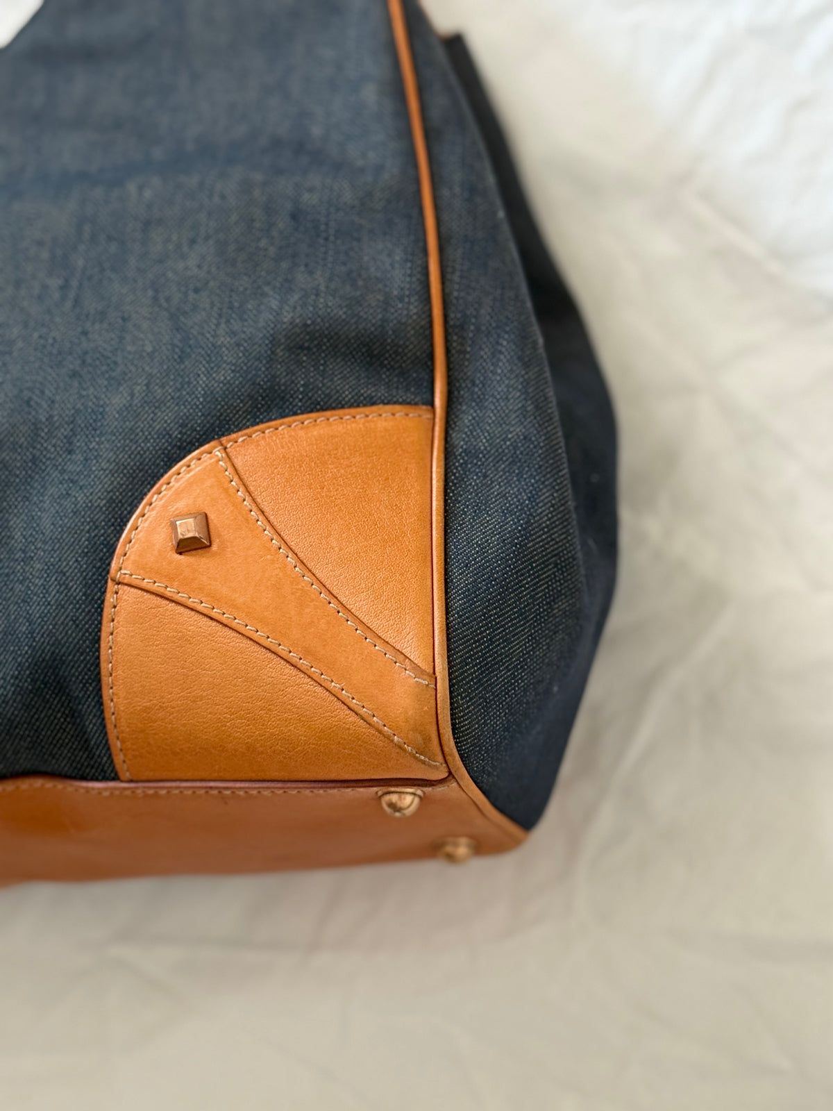 Gucci bardot denim