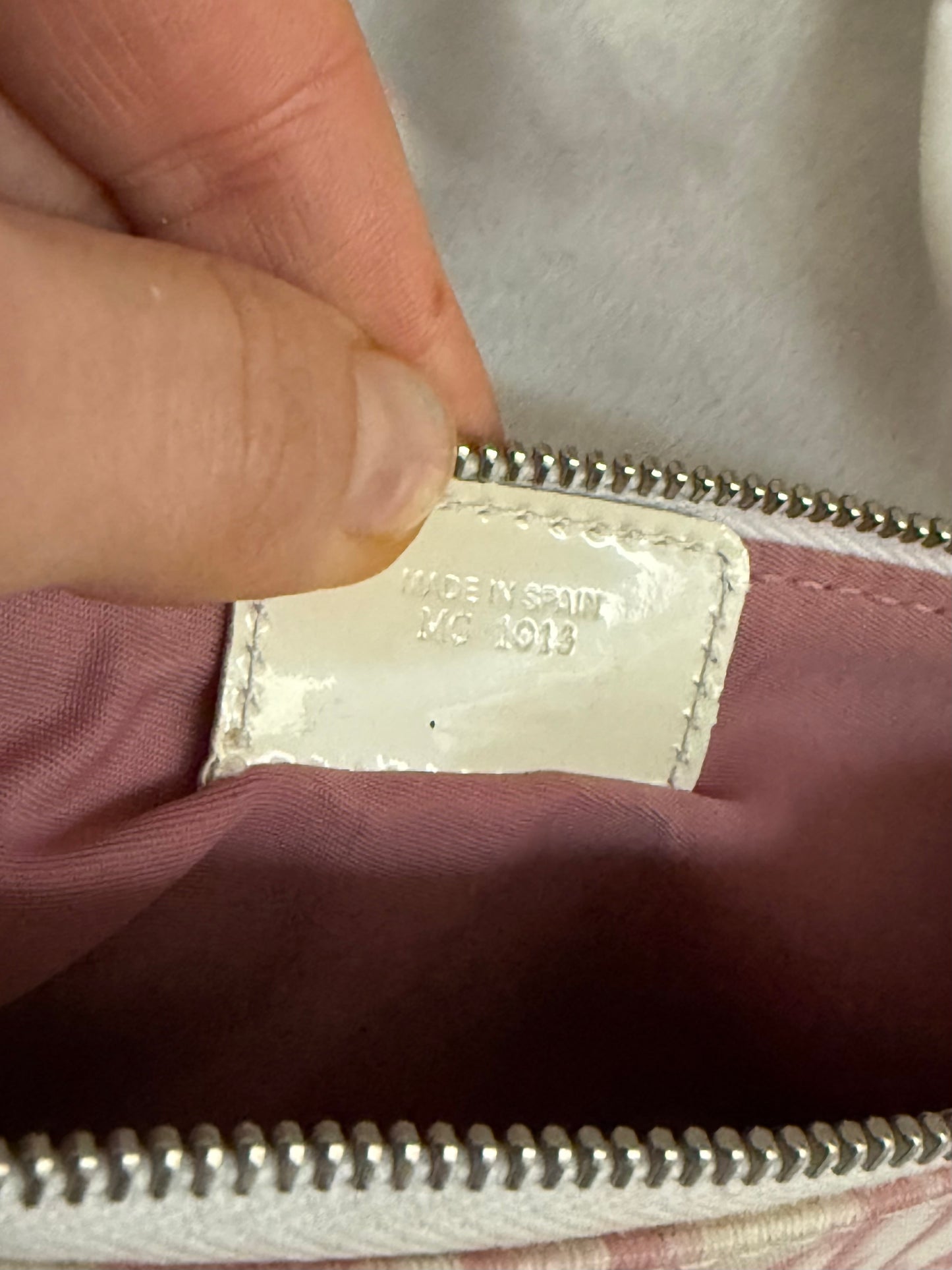 Dior mini saddle monogram rosa