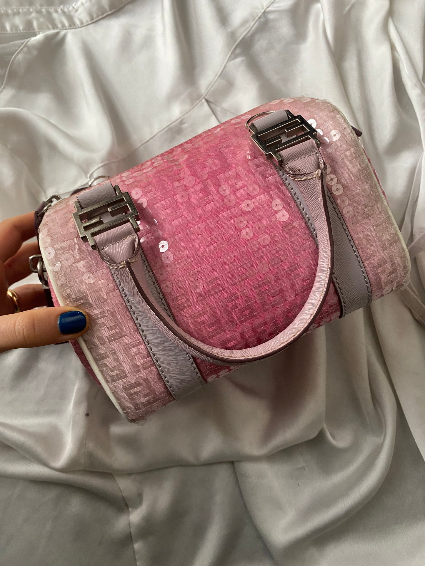 Fendi mini bag forever ombre pink