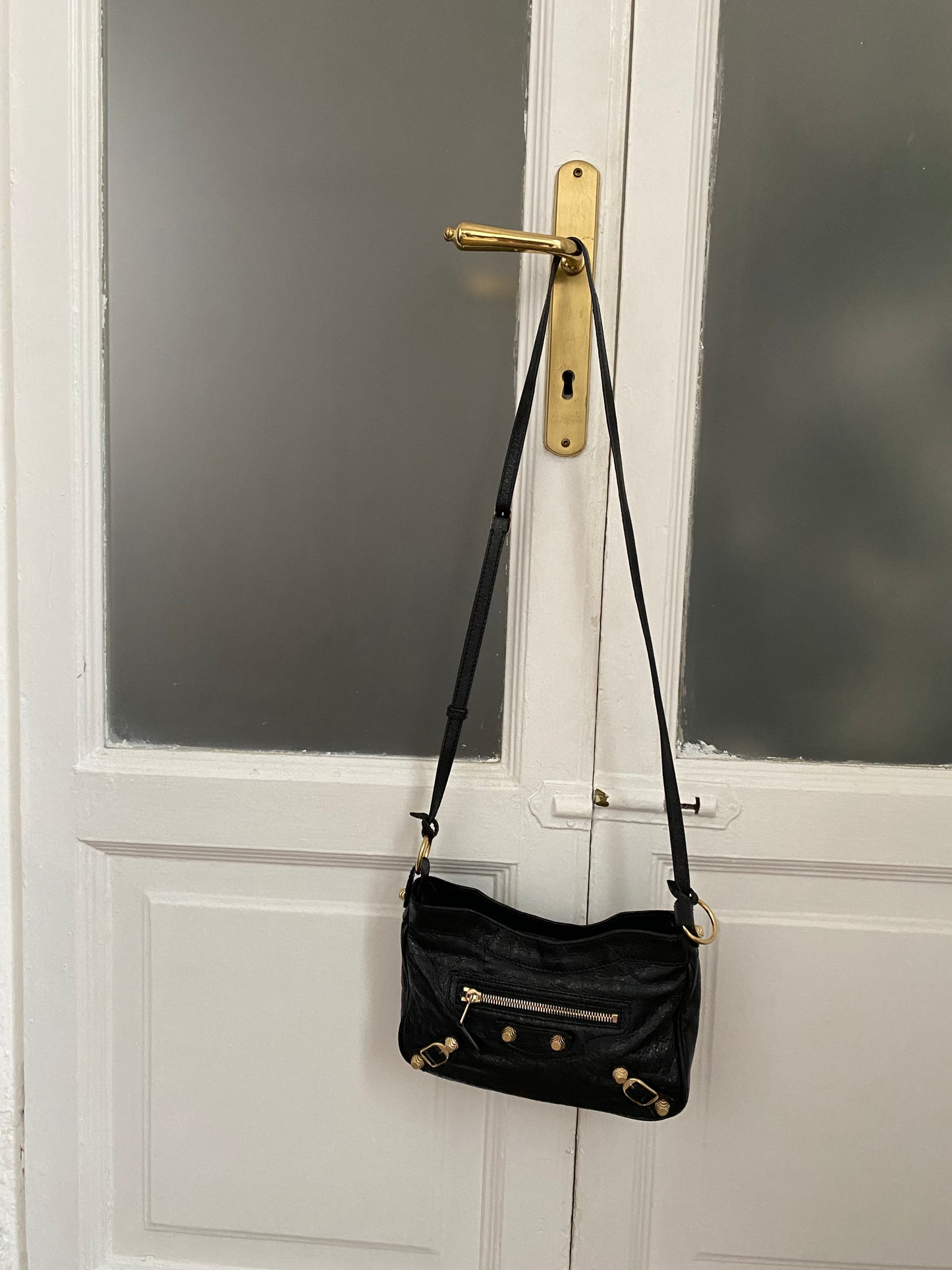 Balenciaga hip bag black