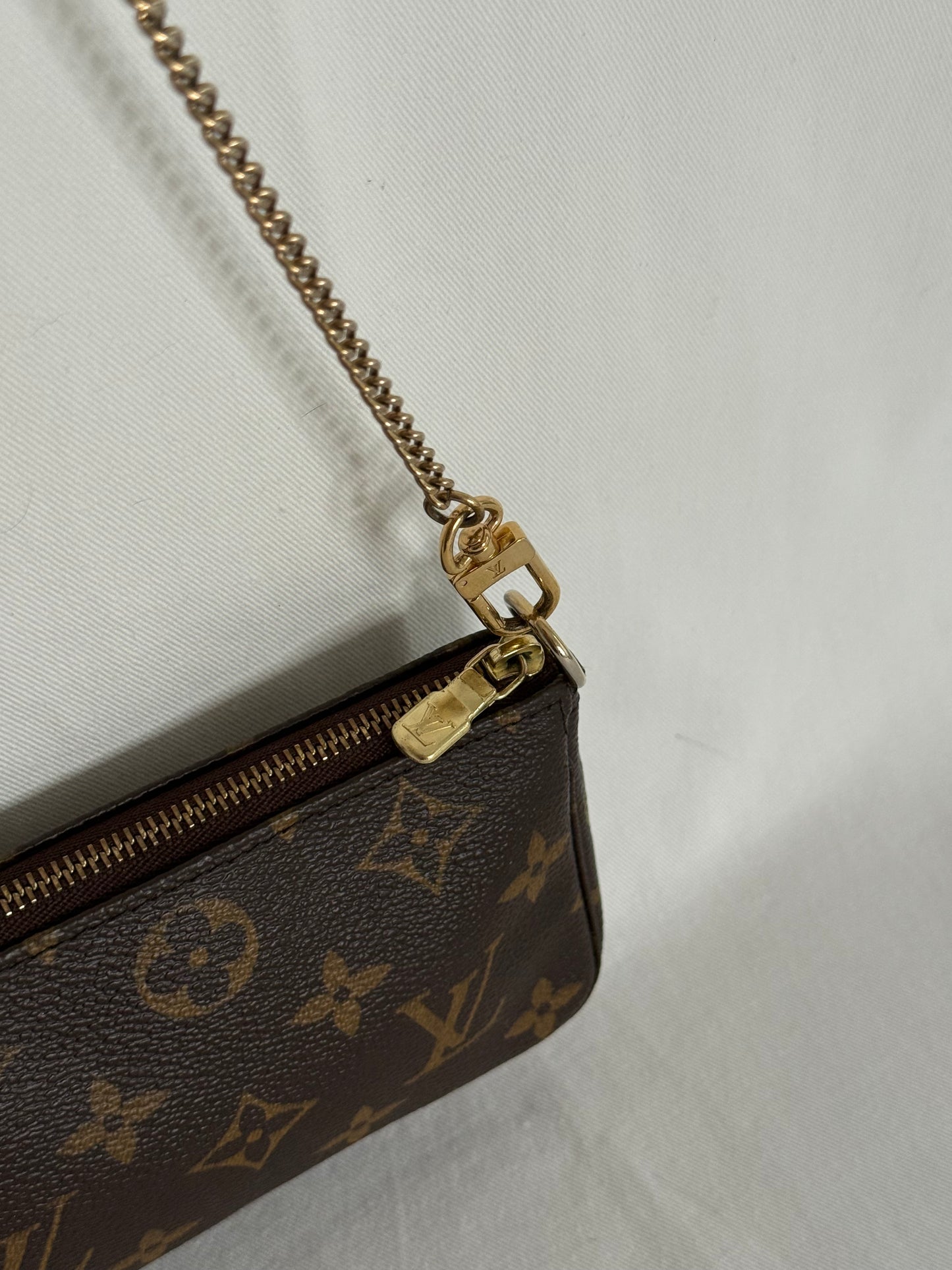 Louis Vuitton mini monogram accessory clutch bag