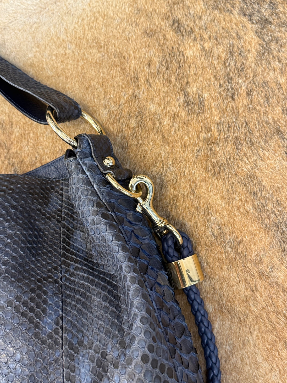 Gucci G-wave blue Python era Frida Giannini