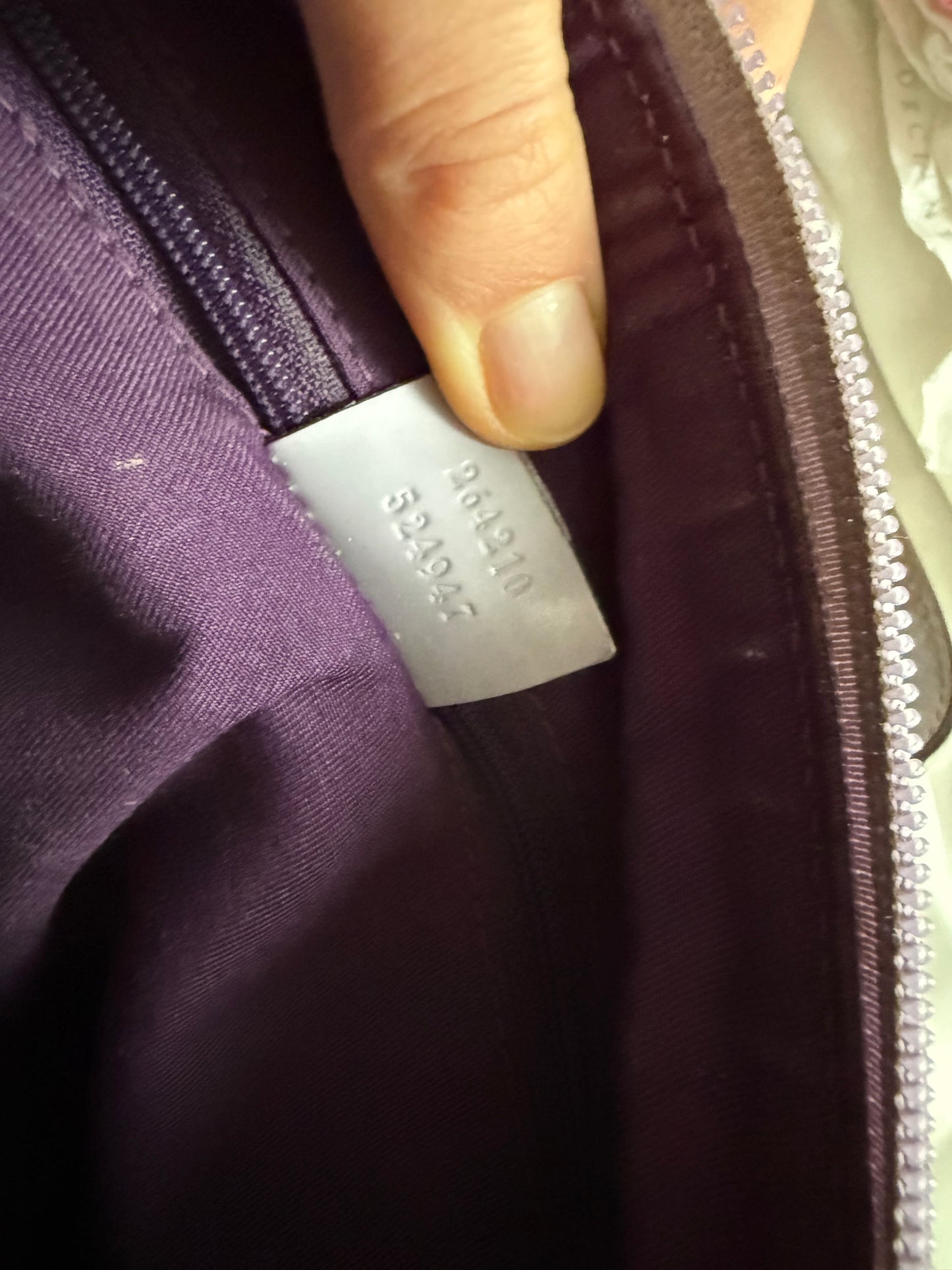 Gucci bowling lilac heart monogram
