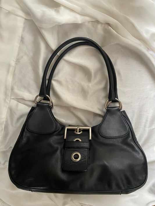 Prada Moon black leather