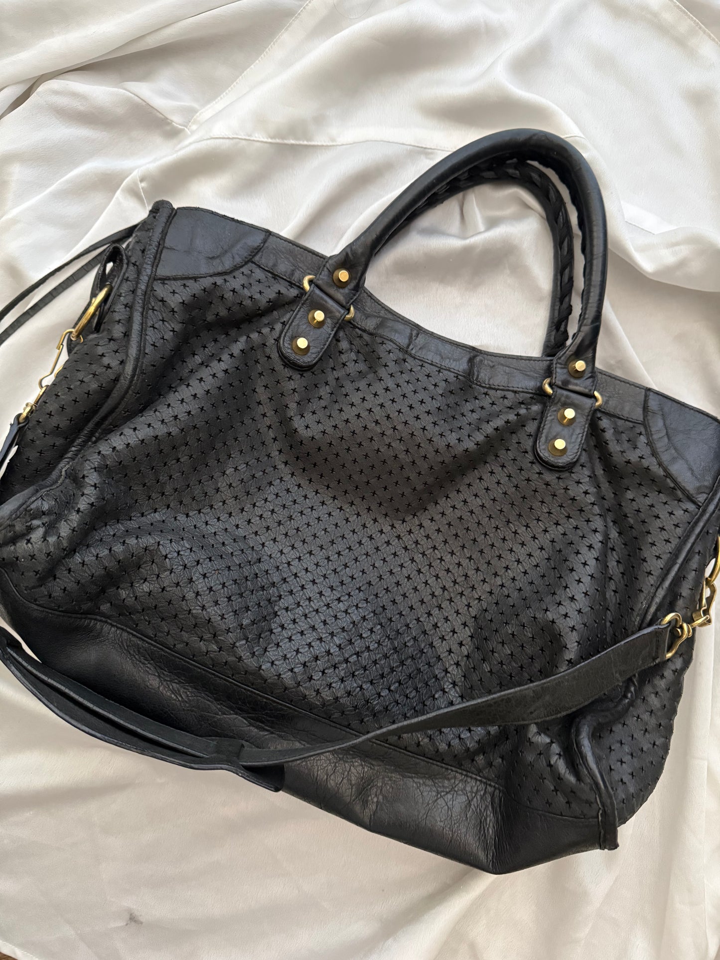 Balenciaga city perforated black 2010
